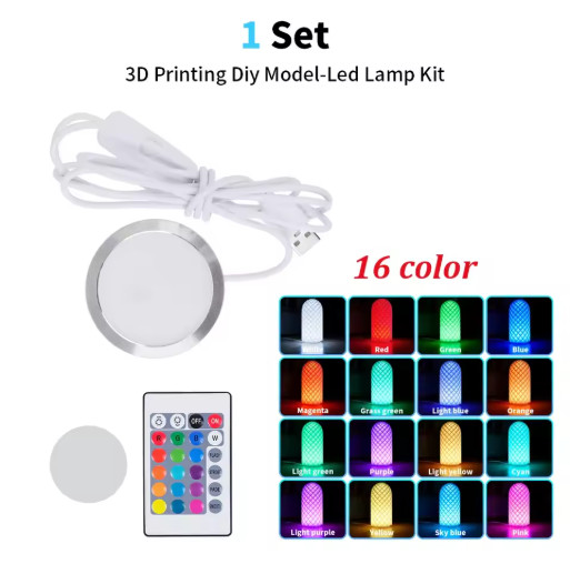 LED Lamp Kit Bambulab 001 Adjustable Light Parts DIY Model RGB White Cold Warm
