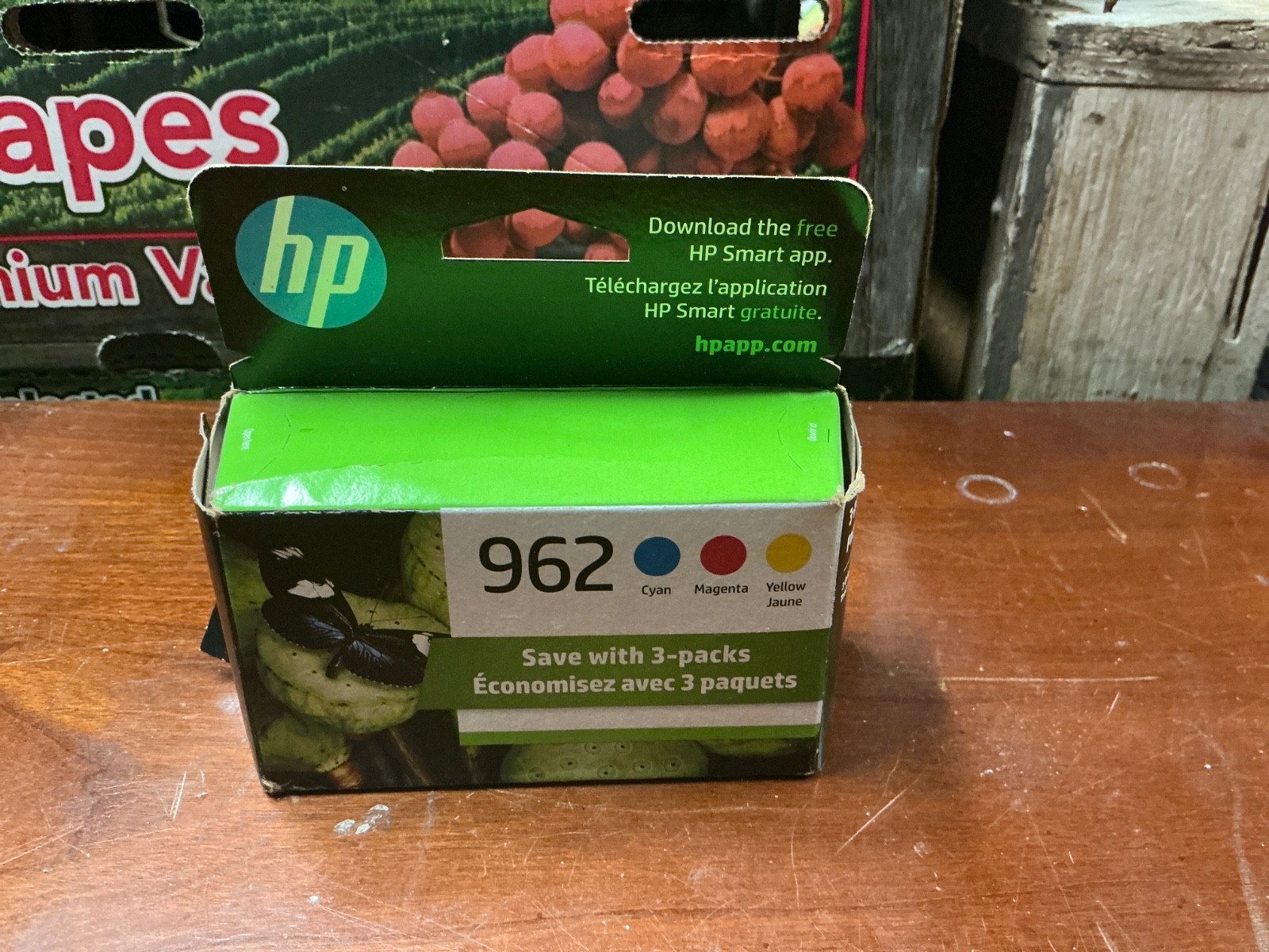 New 3-PACK HP 962 Tri-Color Ink Cartridge Cyan Magenta Yellow, No warranty