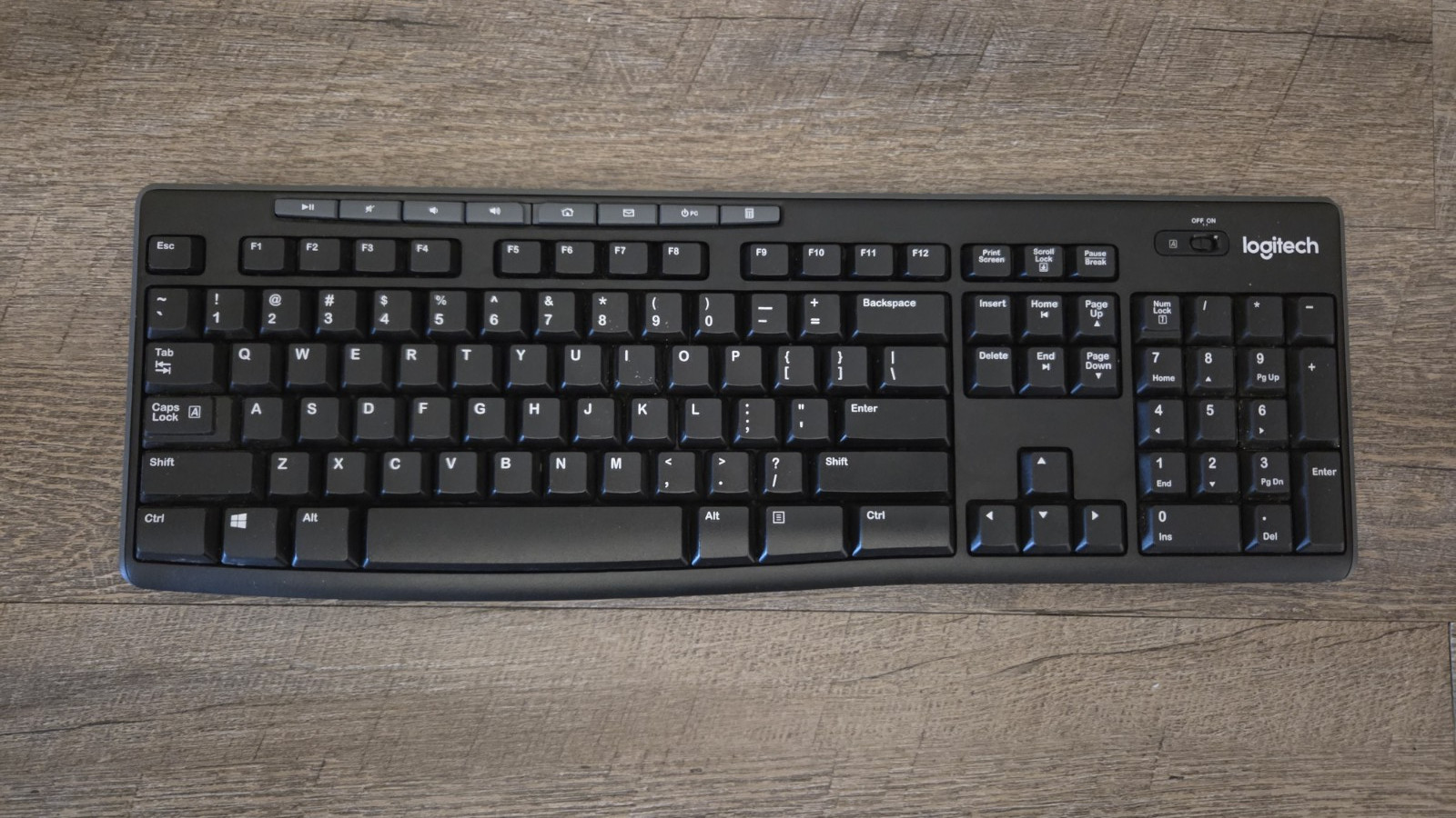 Logitech K270 Wireless Keyboard - Does not included USB Receiver