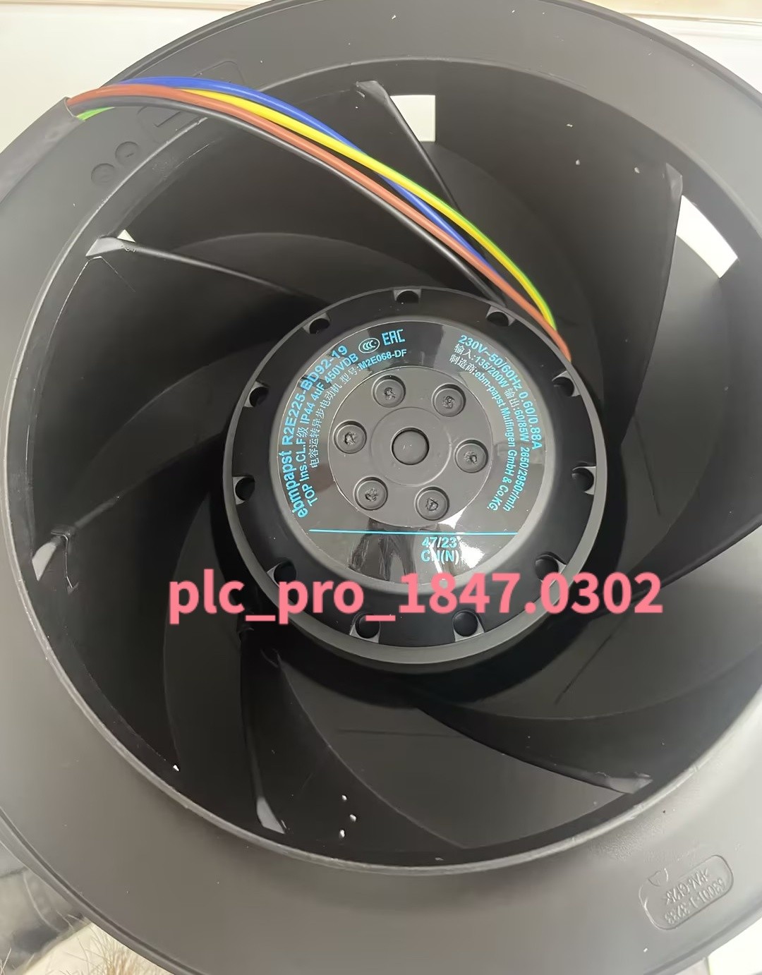 1PCS New Ebmpapst R2E225-BD92-19 230V 200W Inverter Cooling Fan Fast Shipping