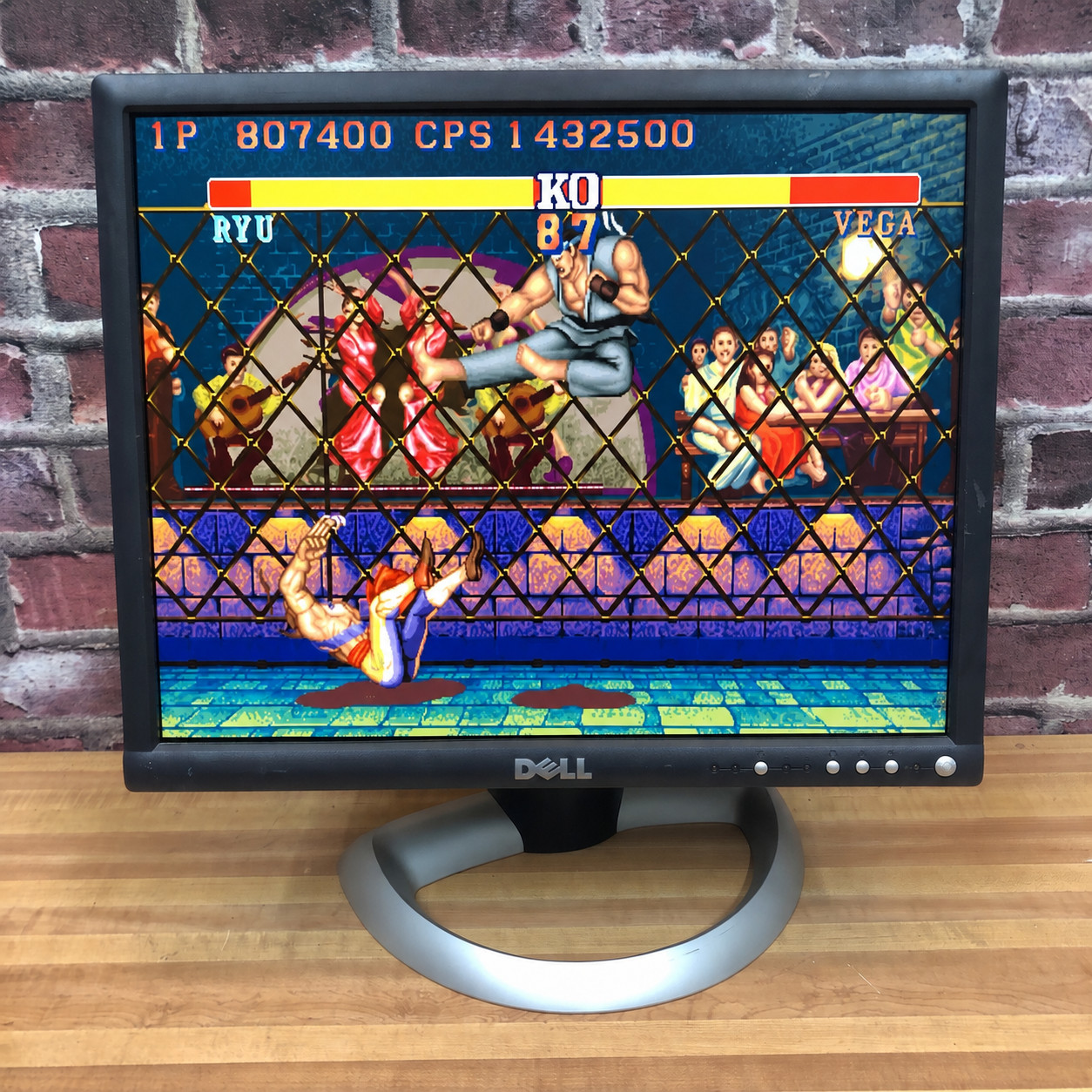 Dell 20" 2001FP 4:3 LCD Monitor Retro Gaming RCA/S-VIDEO/VGA/DVI w/Power Adapter