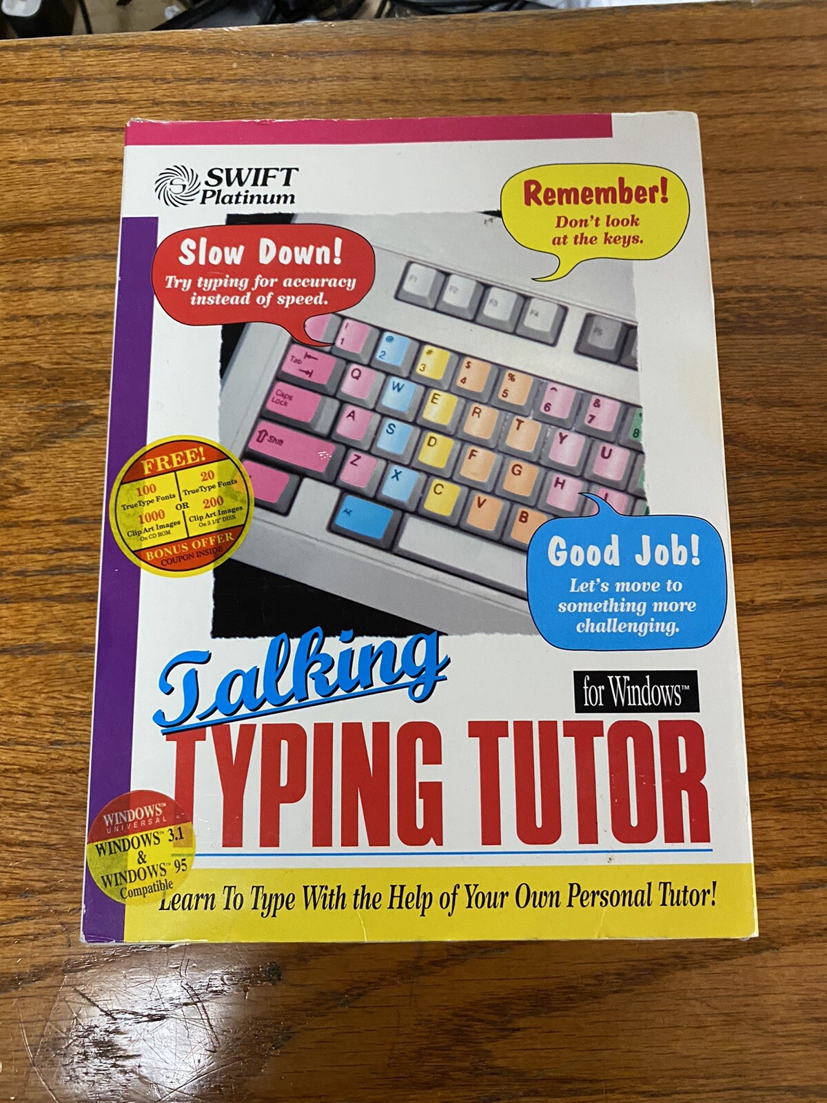 Talking Typing Tutor Swift platinum