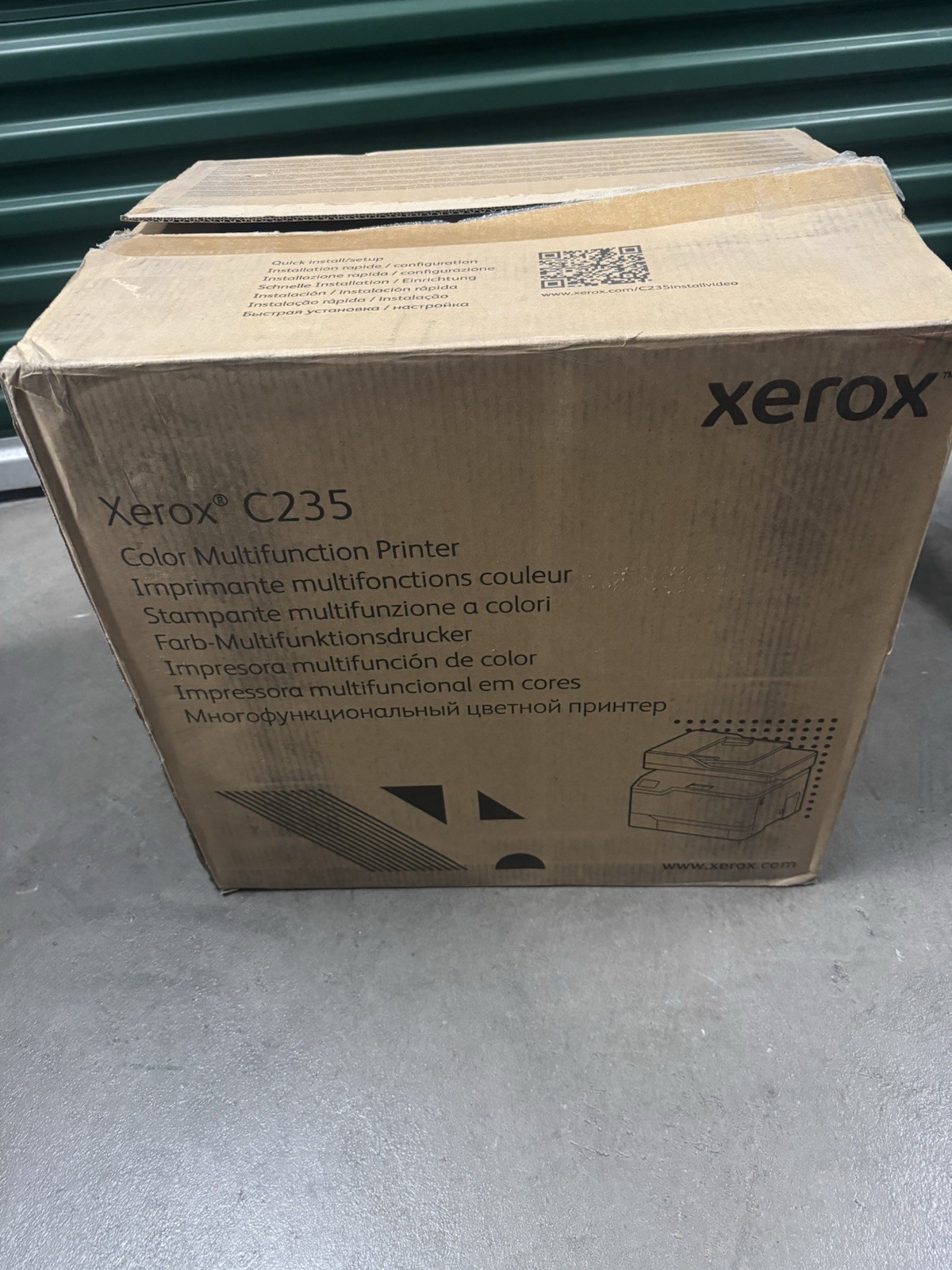 Xerox C235 Color Multifunction Laser Printer Print/Copy/Scan/Fax Wireless