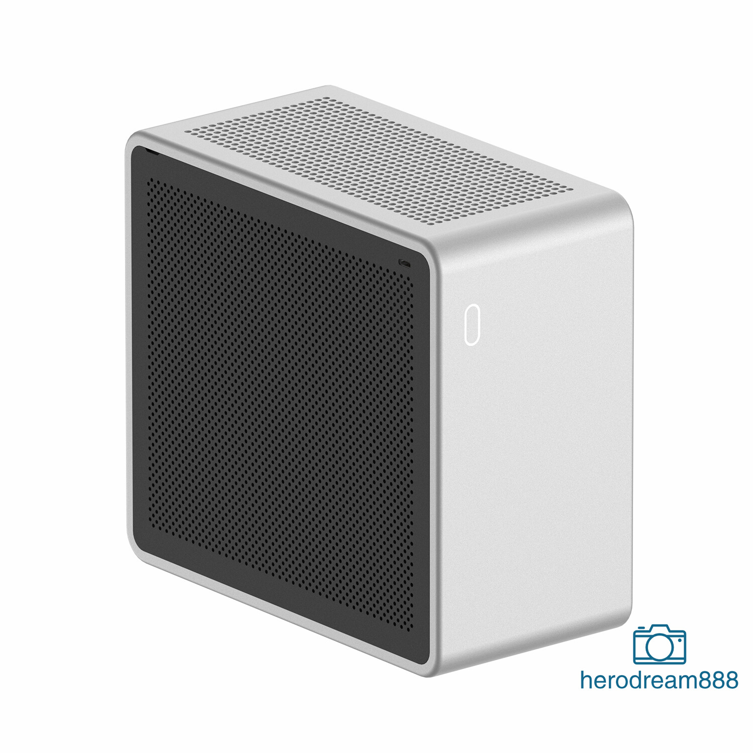 COOJ MQ5 ITX 5.6L PC Case 8MM Computer Mini Case Anode Surface Aluminum Alloy 