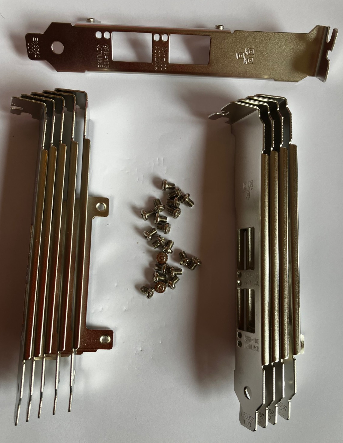 10 PCS Regular High Bracket Screw Intel X520-DA2 X520 X710 E10G42BTDA Lot