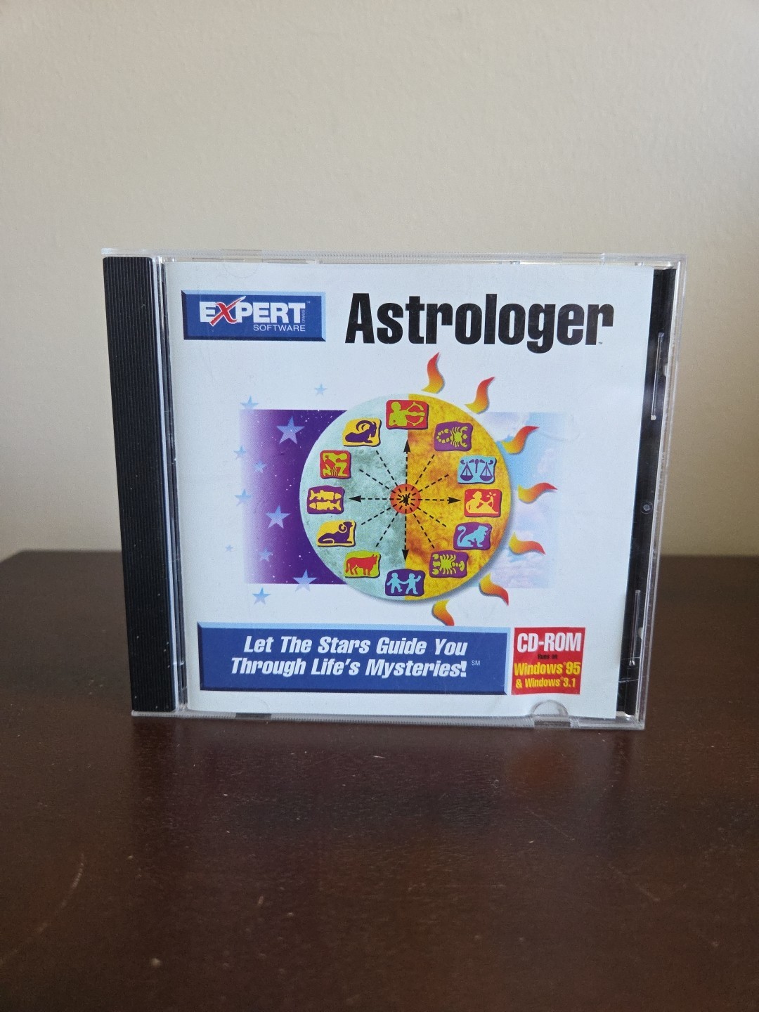Vtg 90's Expert Software Astrologer PC CD-ROM 1995 for Microsoft Windows 3.1