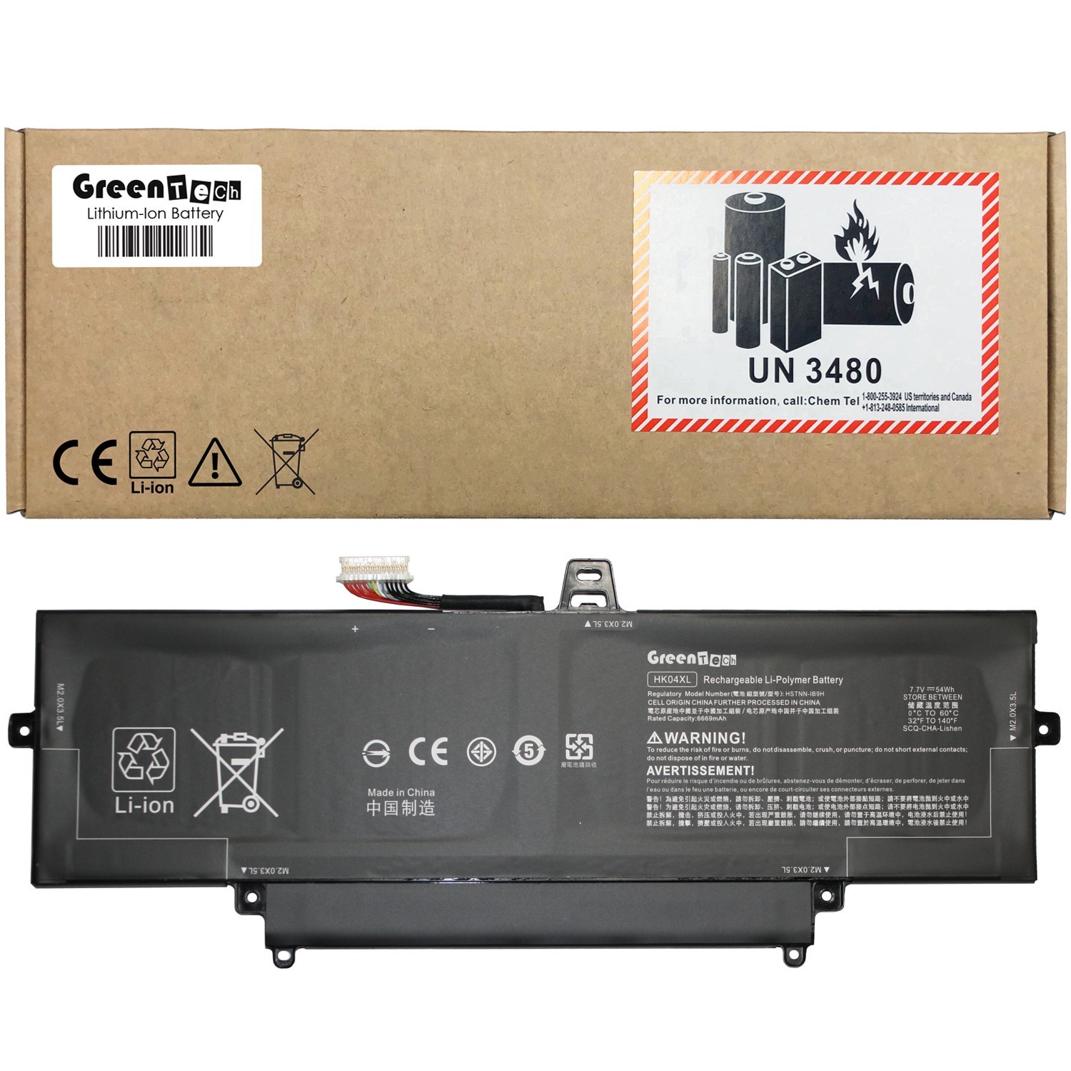 GREENTECH L82391-005 HK04XL 54WH BATTERY HSTNN-IB9H L79376-1B1 L82391-006 1P1X7A