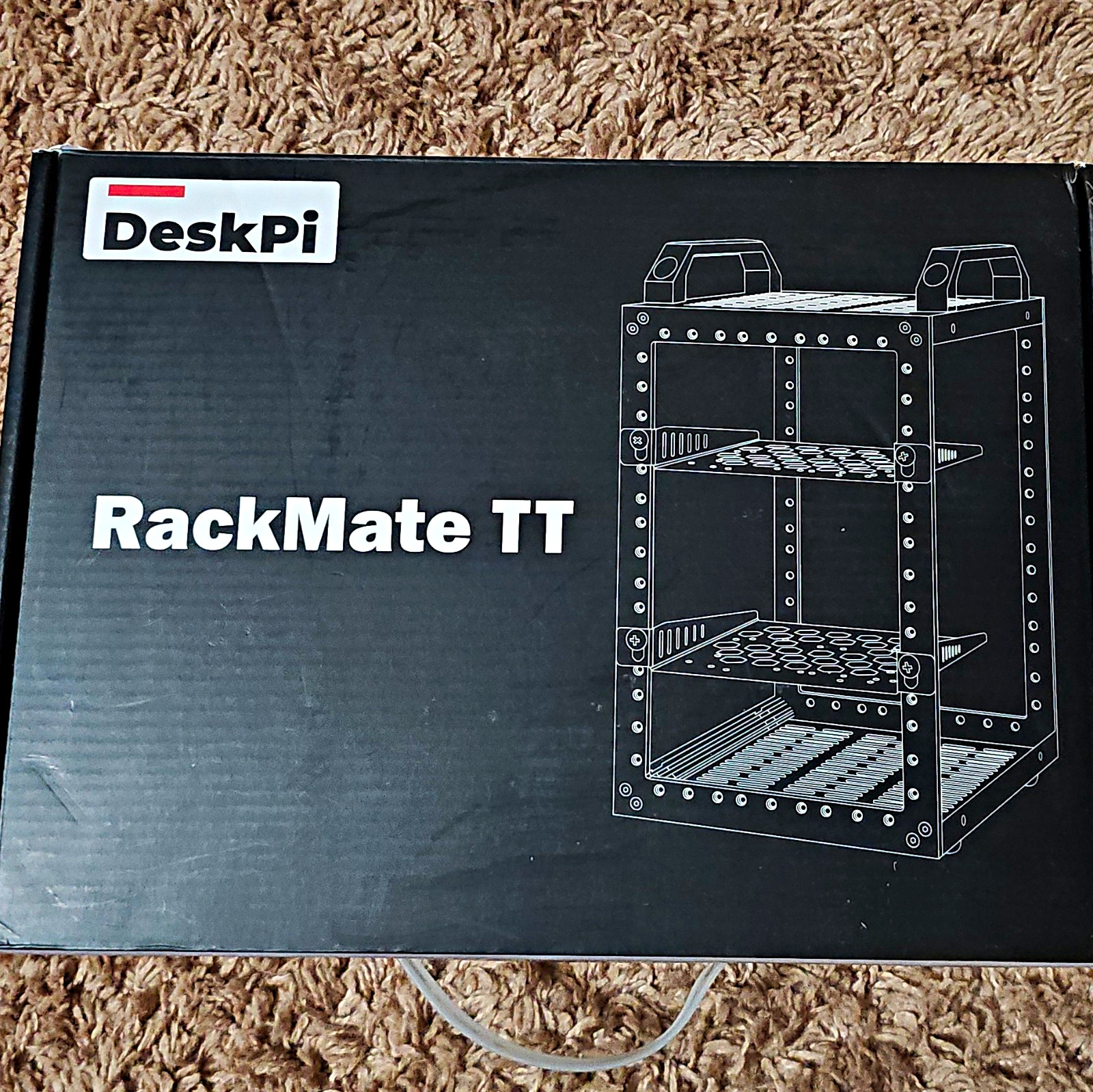 DeskPi RackMate TT 19 in Freestanding Open Frame Server Rack Frame