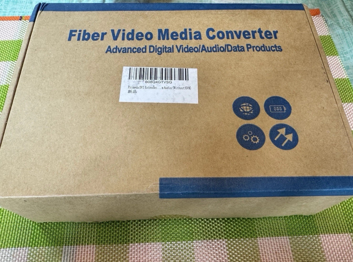DVI over Fiber Optic Media Converters Optical Extenders SC single fiber 20Km