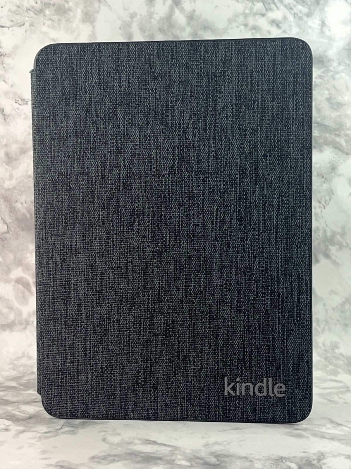 Official Genuine Amazon Kindle Paperwhite Water-Safe Fabric Cover Charcoal Gray