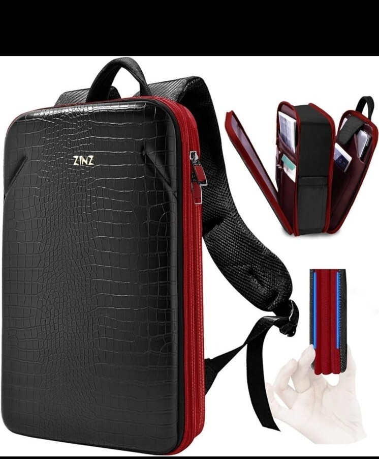ZINZ Slim Laptop Backpack 15 15.6 16 Inch with Variable Capacity and USB Port...