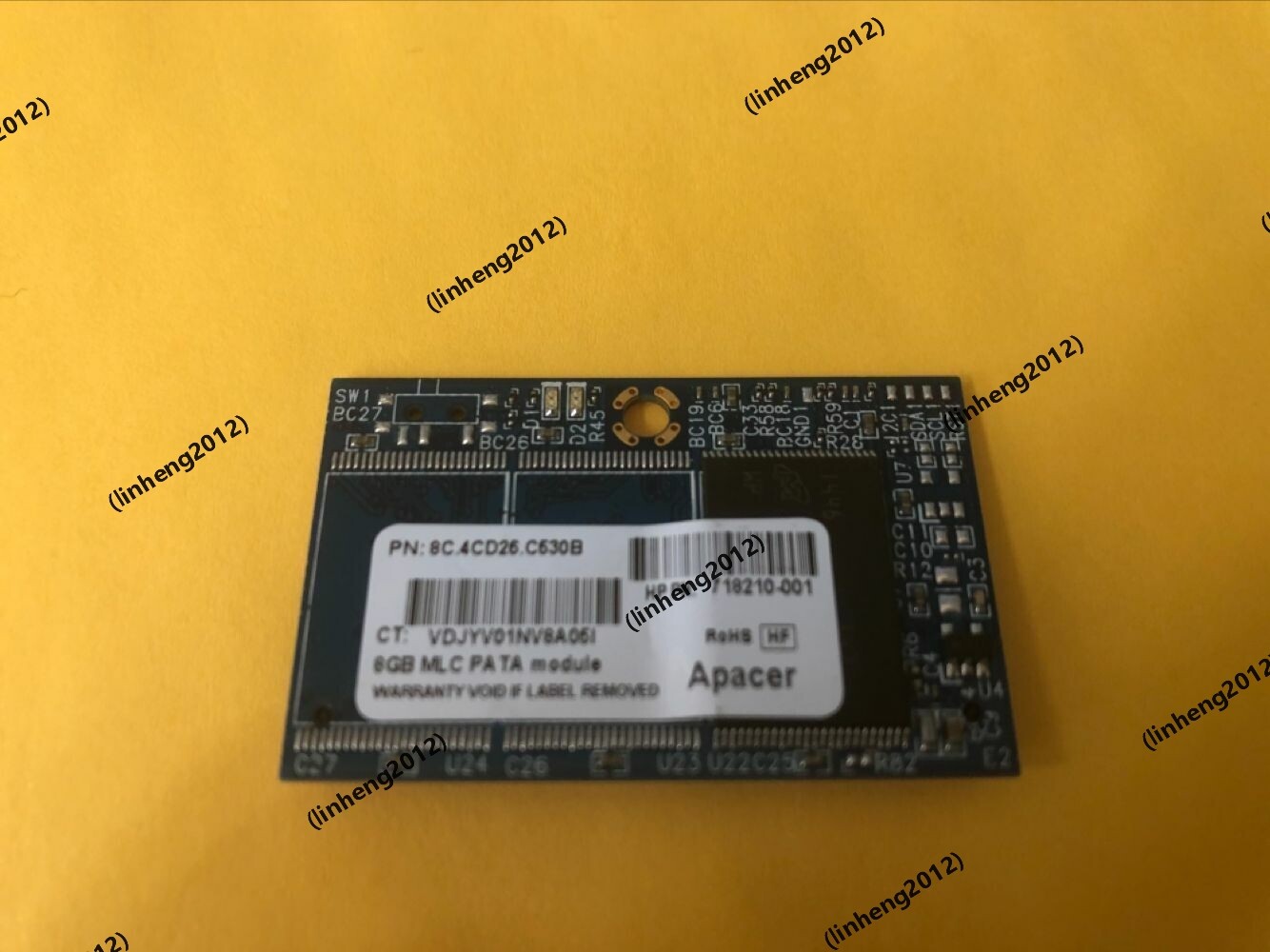 Apacer 8GB 44-Pin IDE Flash Memory NOTEBOOK DOC DOM FLASH  PATA MODULE