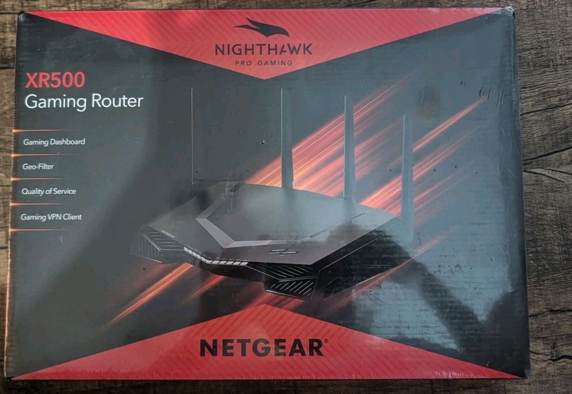 NETGEAR Nighthawk XR500 Gaming Router Dual-Band Wi-Fi AC2600 Quad-Core Processor