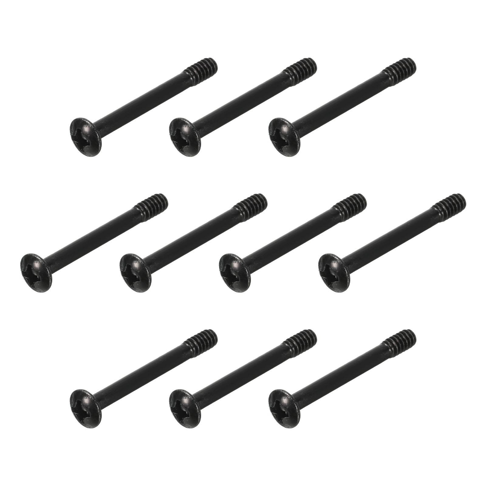 60PCS Computer Case Fan Screws 1.18"L PC Reducing Vibration Screws Round
