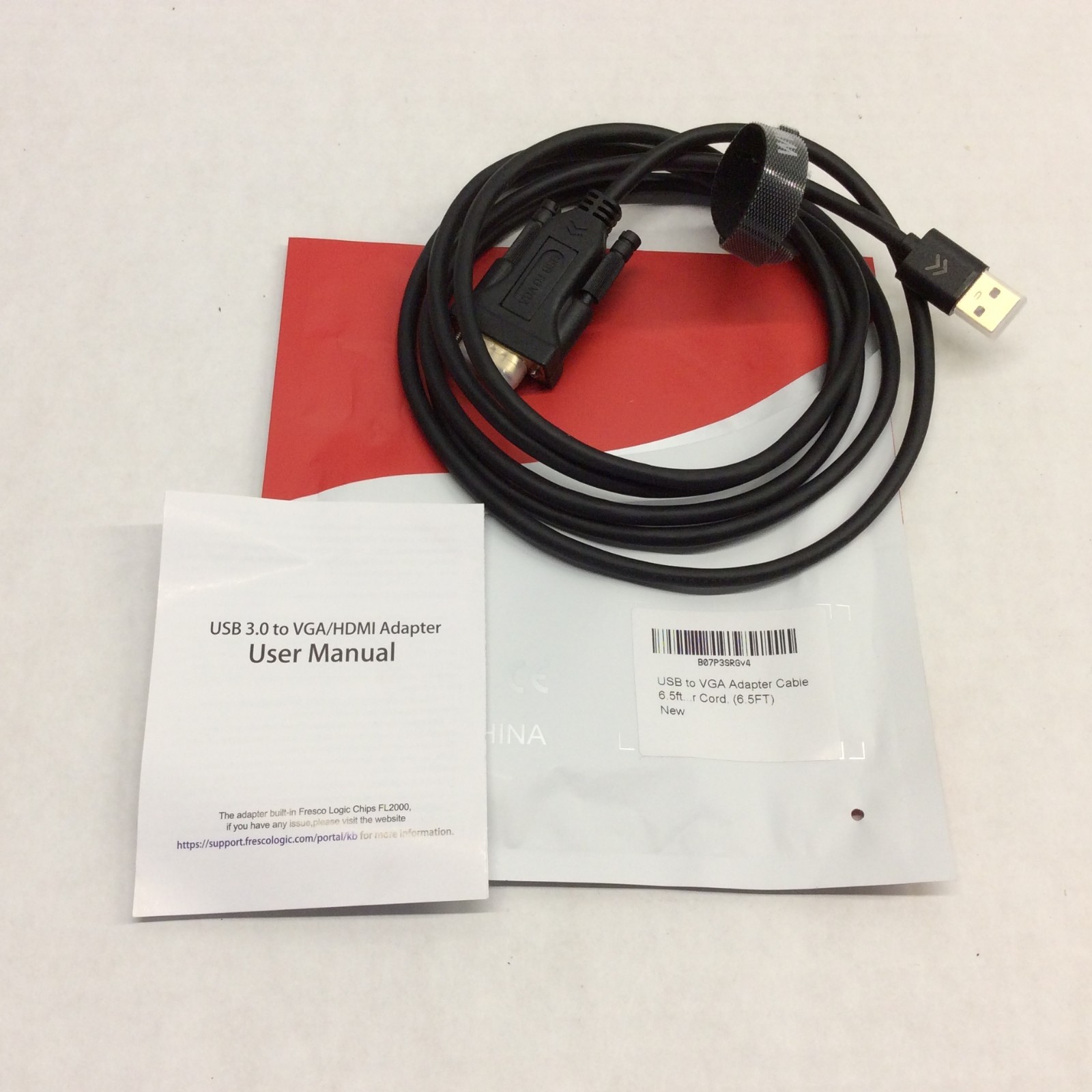 6.5 ft USB Display Port DP to VGA Adapter Cable VGA Monitor Cable