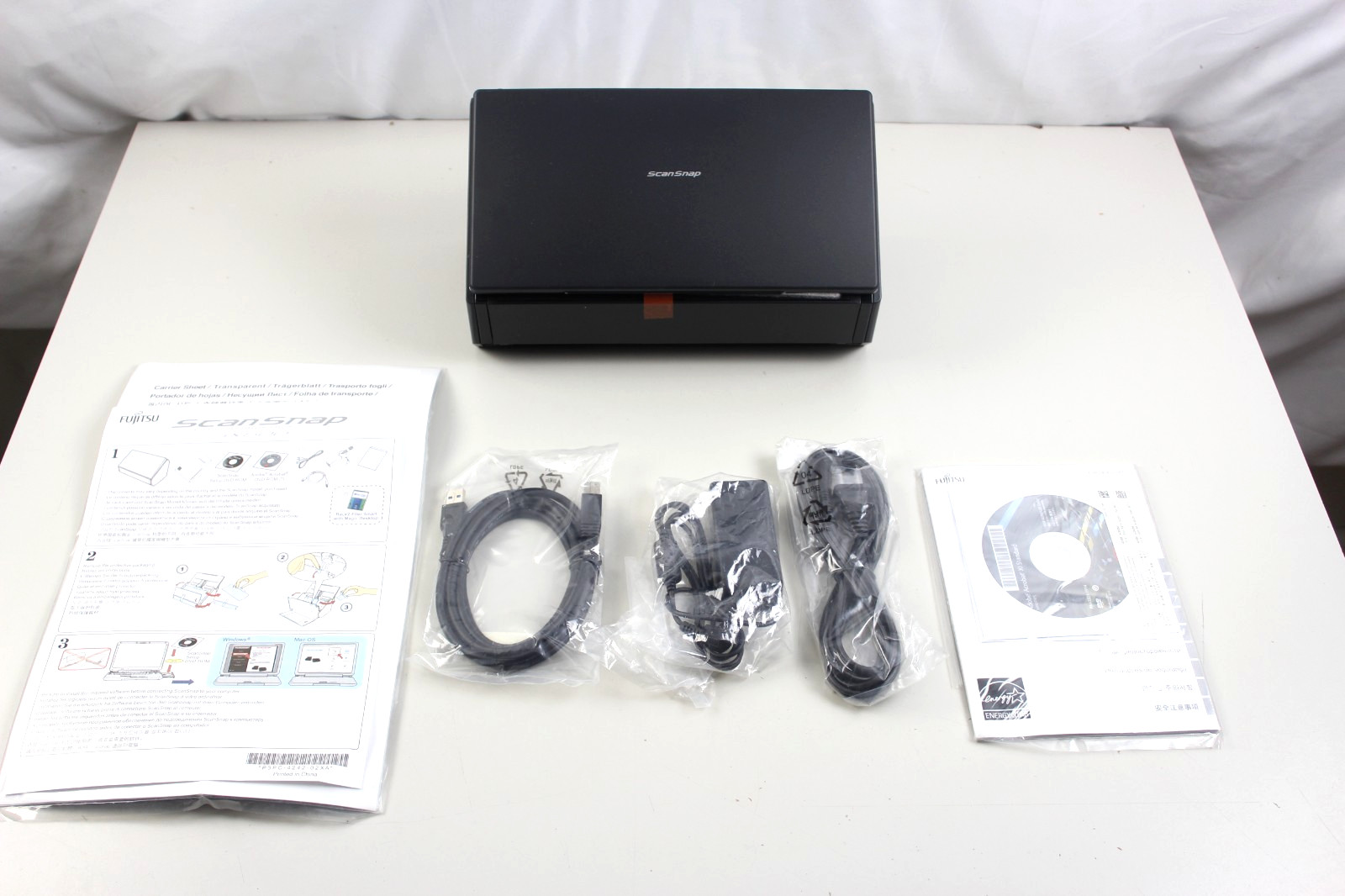 New Fujitsu ScanSnap iX500 Scanner for PC and Mac (PA03656-B005) No Box