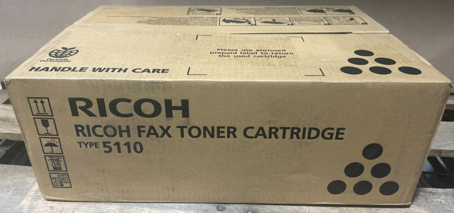 Genuine Ricoh 430208 Type 5110 Black Fax Toner Cartridge for 5510L / 5510NF