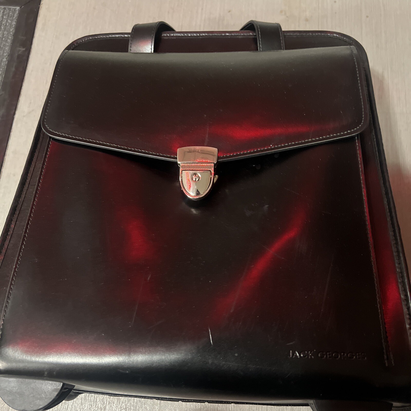 Jack Georges Generations Edge Collection Vertical Rolling Briefcase