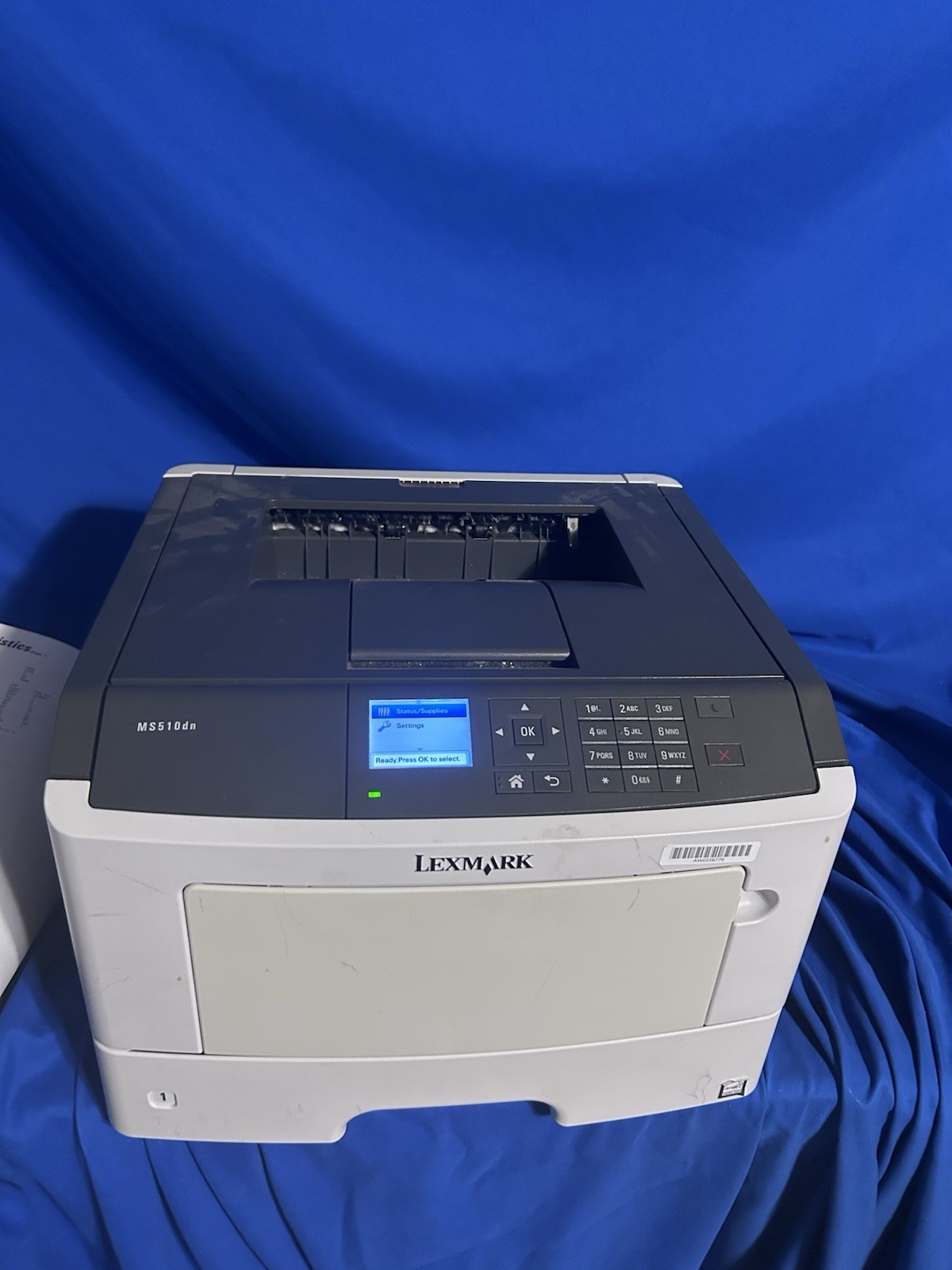 LexMark MS510dn Monochrome Laser Printer Network Ready 40K W/ toner