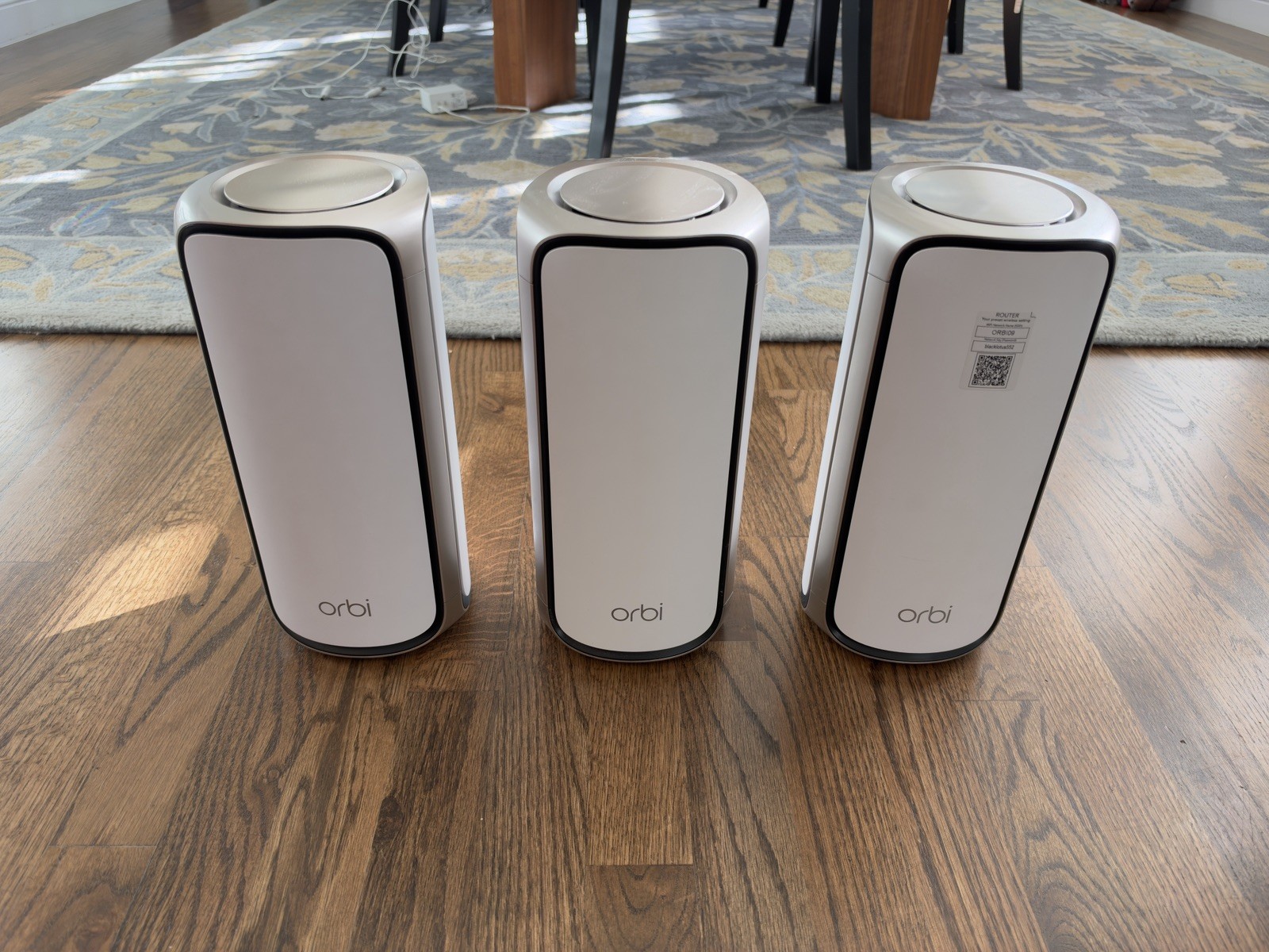 NETGEAR Orbi 970 Series WiFi 7 Mesh Network System Router + 2 Satellites RBE973
