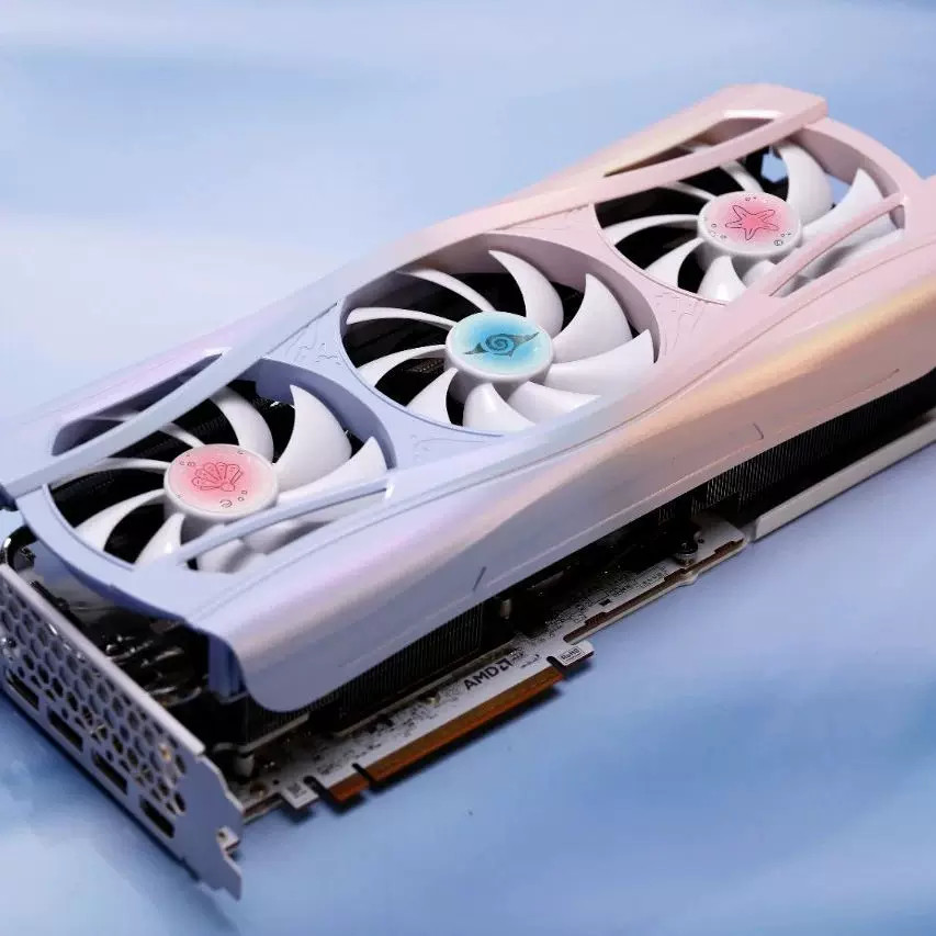 Yeston RX9070 16GB OC Sakura Eye Water Atlantis Graphics card FULL 4K Gaming