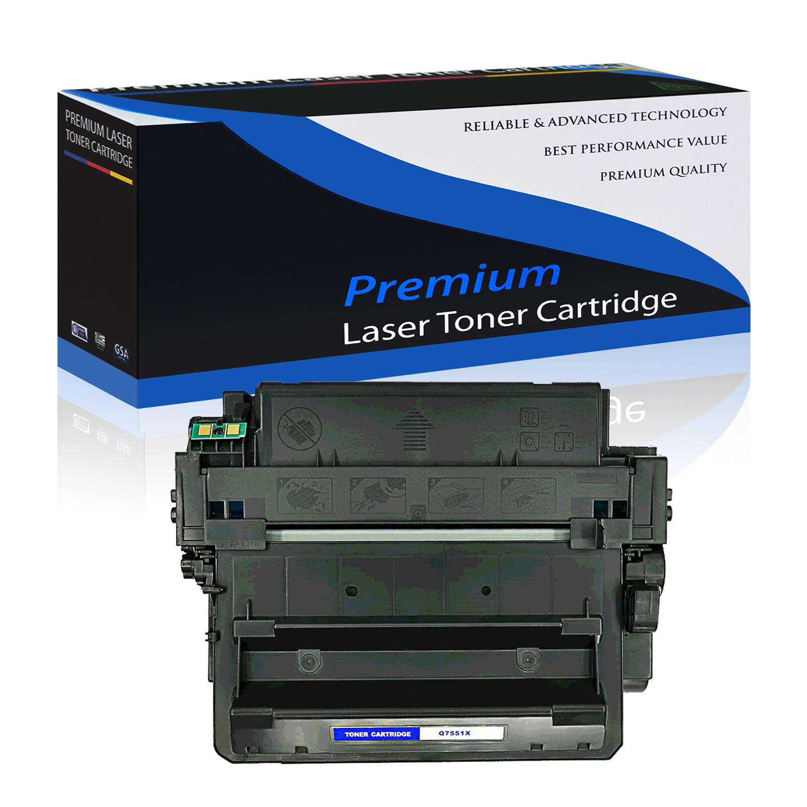 Q7551X 51X Toner Compatible For HP LaserJet P3005 P3005d P3005dn P3005n P3005x