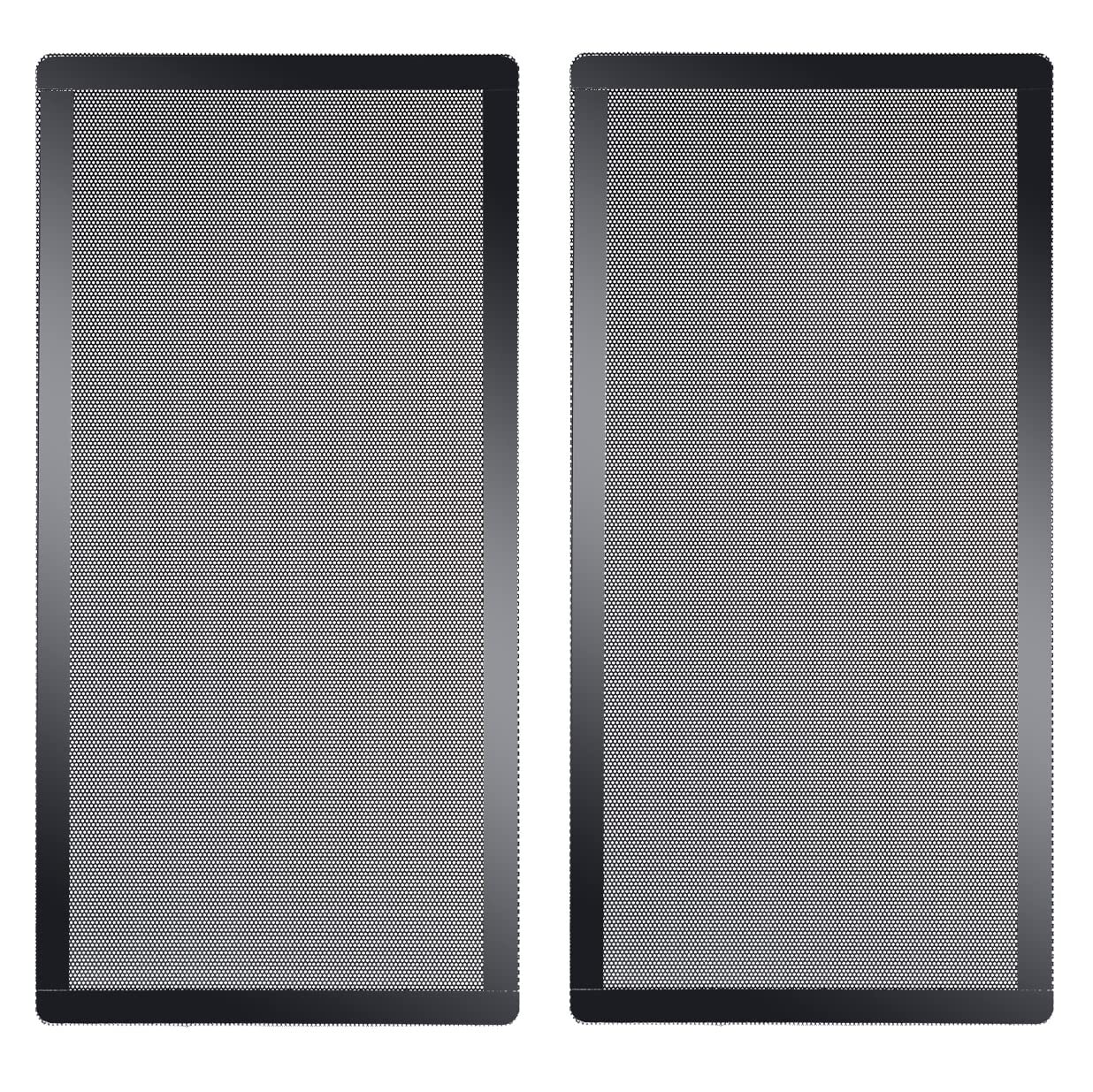 120 X 240Mm PC Case Dust Mesh Filter, [2 Pack] Magnetic Frame Computer Fan Dust