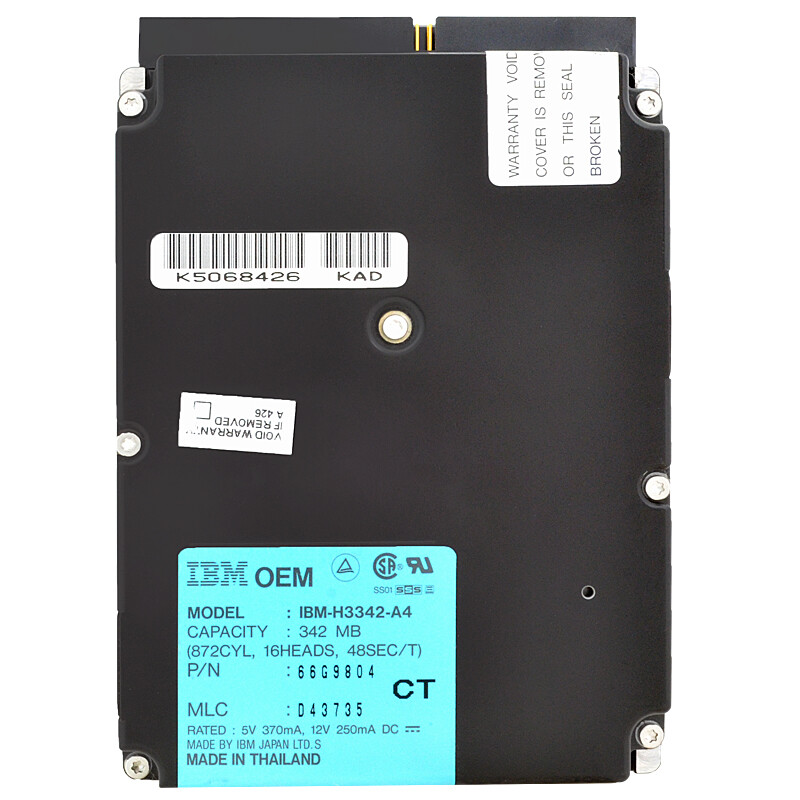 Hard Drive IBM 342MB 3600Rpm IDE / ATA 3.5'' Inch IBM-H3342-A4