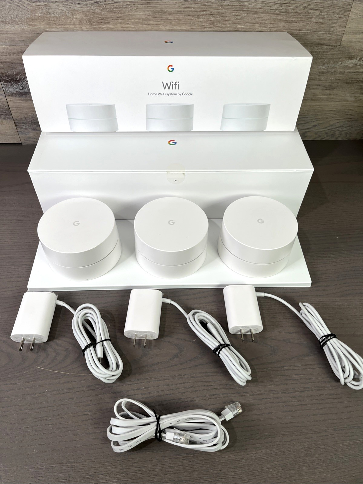 Google WiFi Home Mesh Whole Home 3 Pack AC1200 Router AC-1304