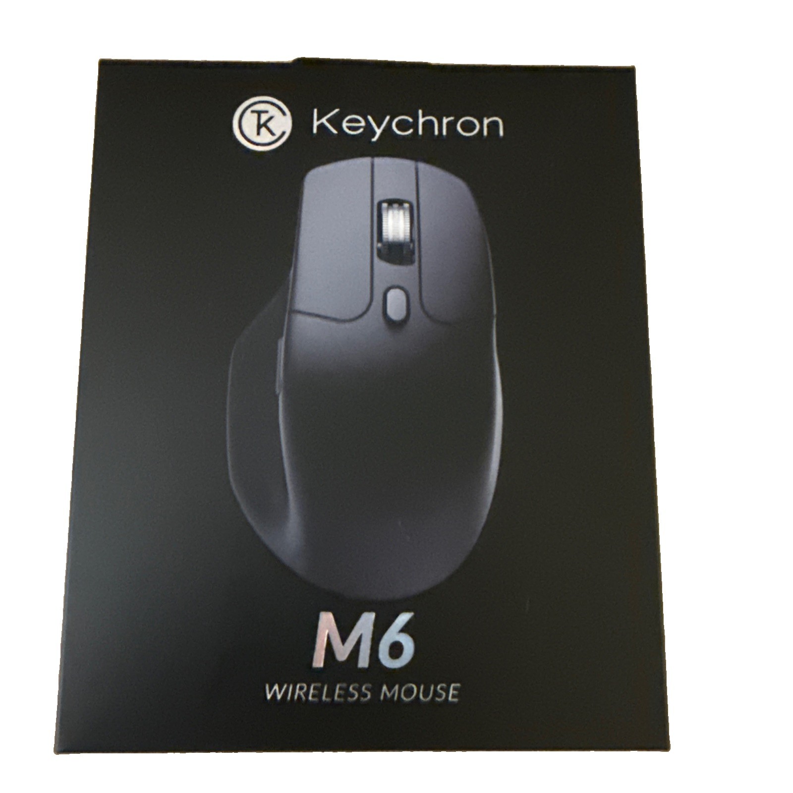 Keychron M6 Multi-Device Bluetooth Wireless Mouse ~ Black Brand New Sealed