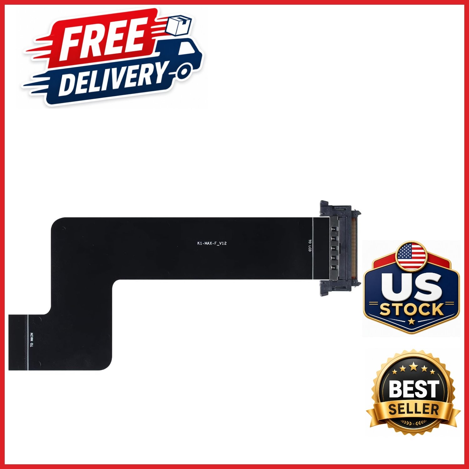 40 Pin FPC Cable for K1 Max 3D Printer LCD Display Replacement Part