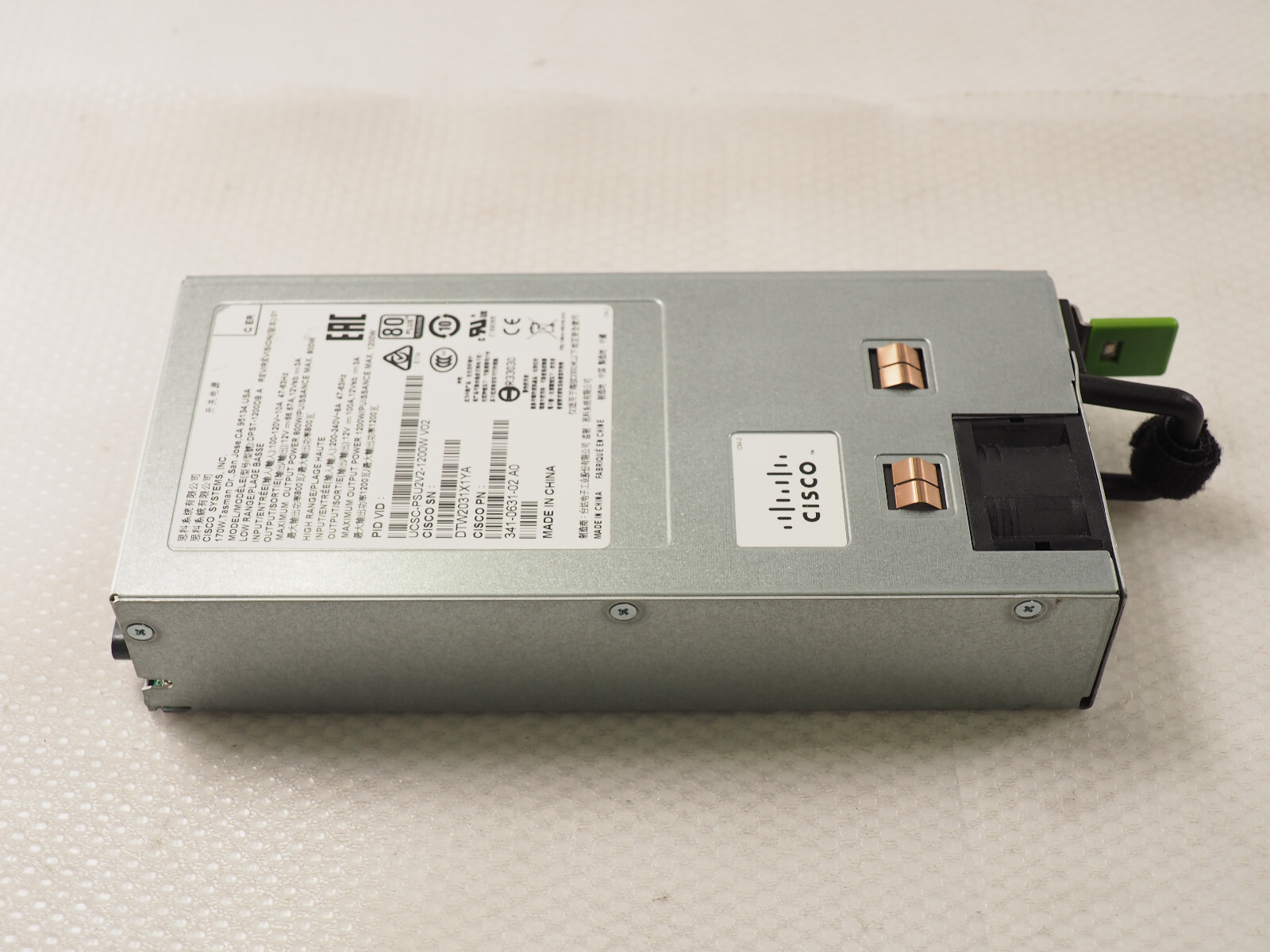 CISCO DPST-1200DB UCSC-PSU2V2-1200W V02 341-0631-02 Power Supply