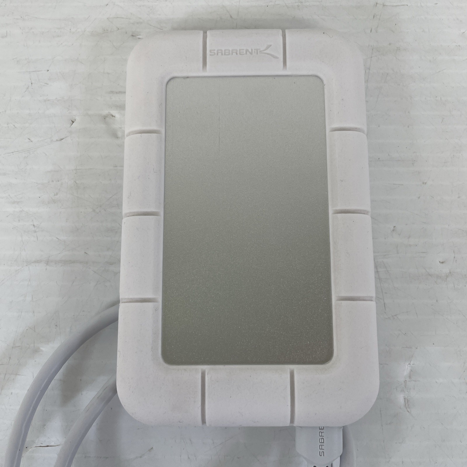 Sabrent 500GB Rugged USB 3.0 HDD External Storage Hard Drive White/Silver