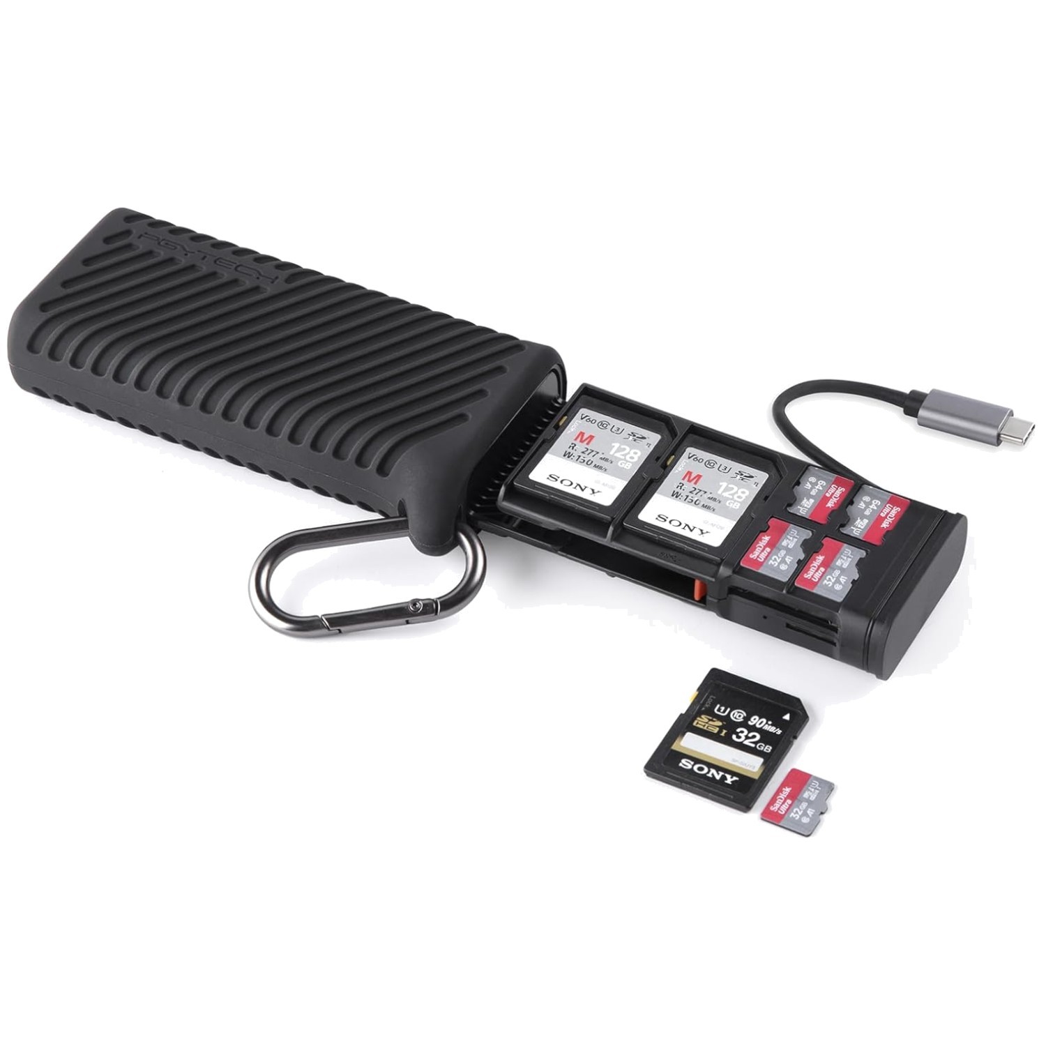 CreateMate High-Speed 2-in-1 SD Card Reader - USB 3.1 Type-C