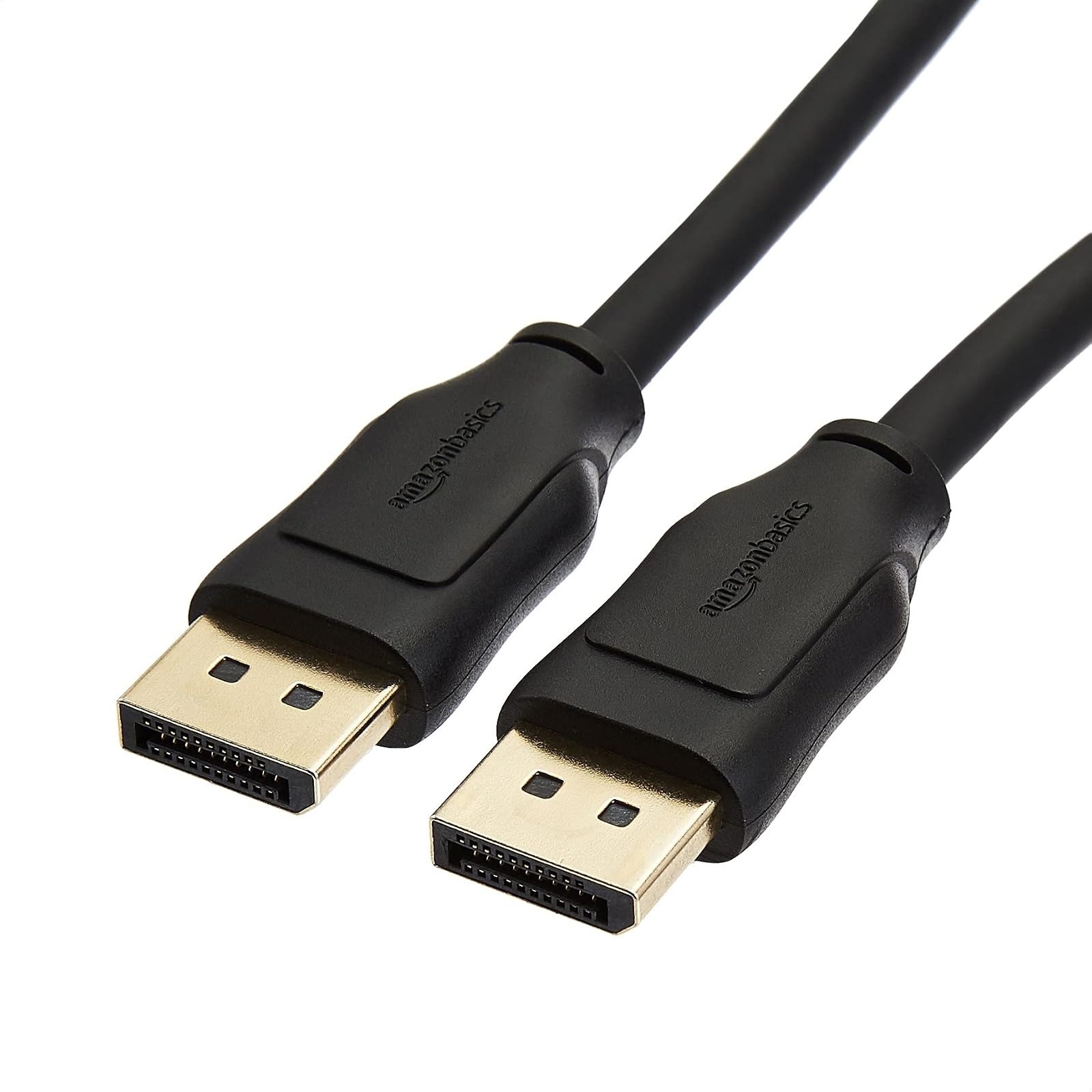 Amazon Basics DisplayPort 1.4 Cable 8K 60Hz 4K 120Hz HBR3 32.4Gbps Braided
