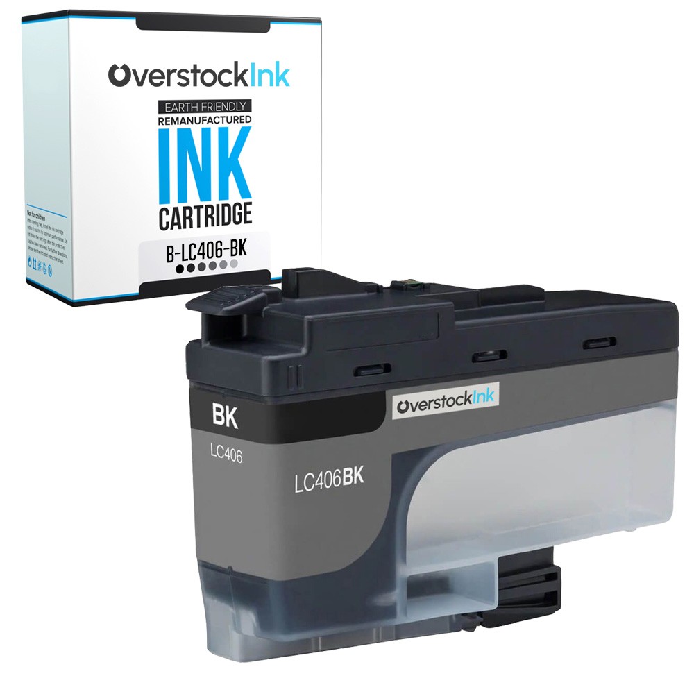 1PK Compatible OSI LC406 Black Ink Cartridge fits Brother MFC-J4535DW, J4540DW