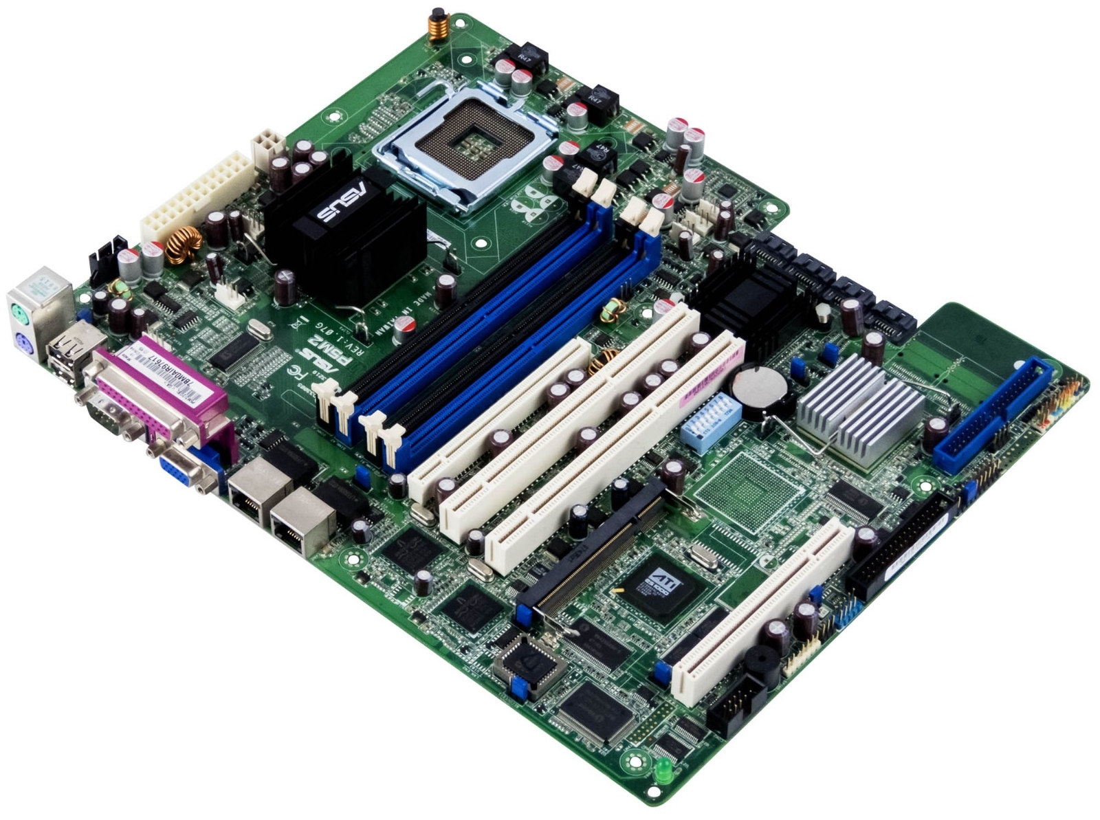 MOTHERBOARD ASUS P5M2 REV. 1.07G LGA775 4x DDR2 PCI PCI-X PCIe