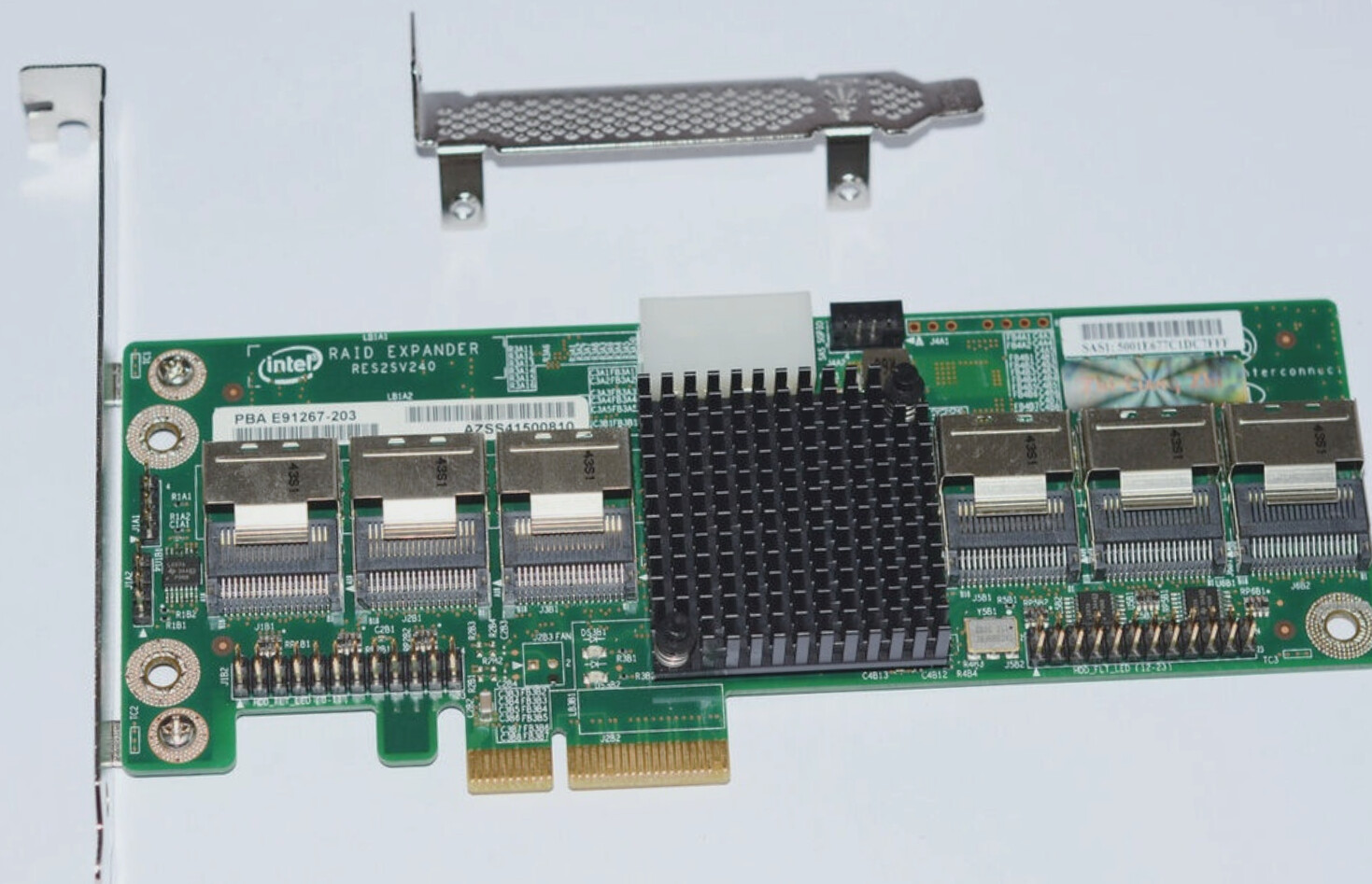 Intel Expander for HDD SSD RES2SV240NC PCIe x8 6G SAS SATA 24 Port E91267-203