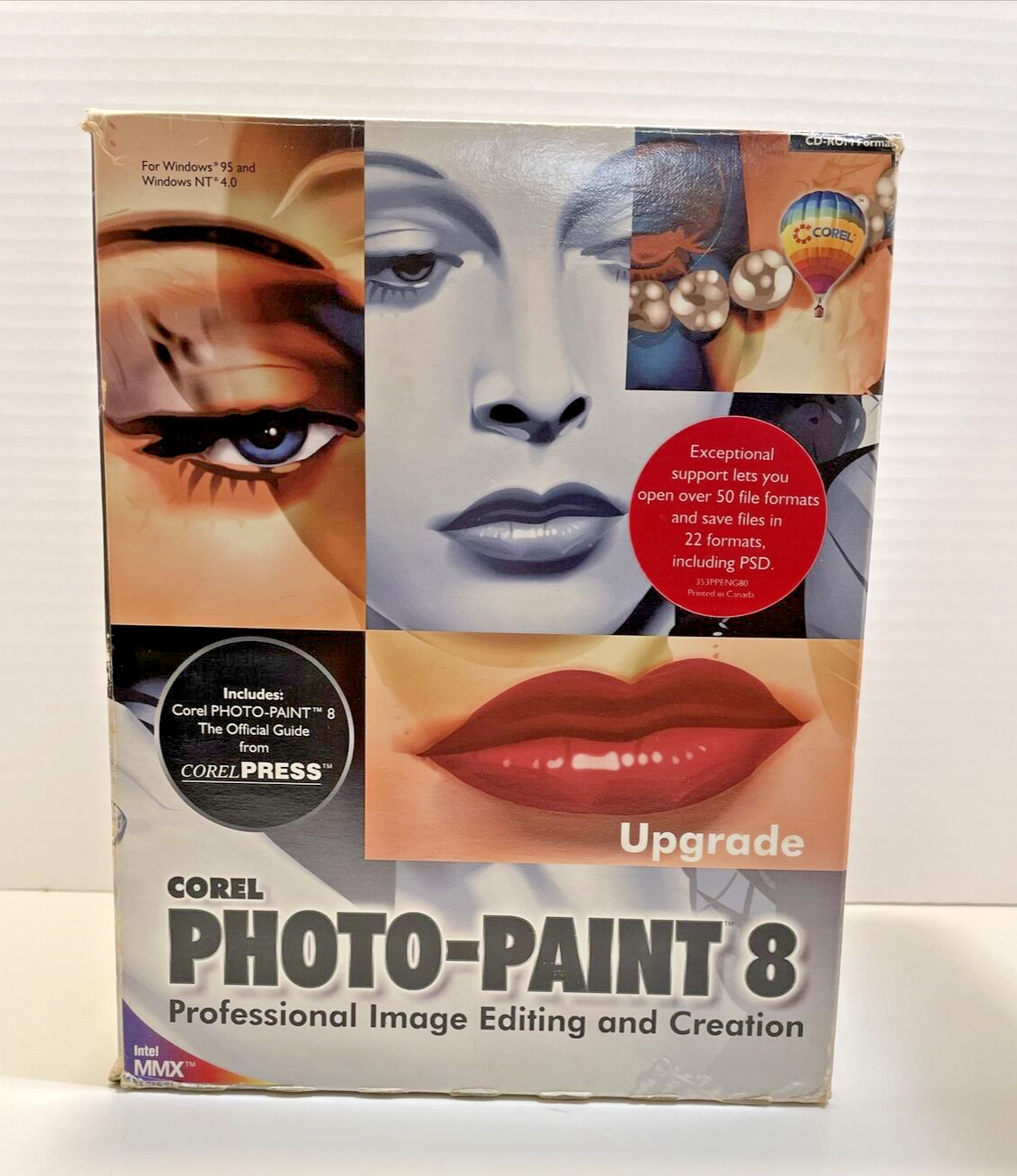 1998 Corel Photo-Paint 8 Upgrade Complete