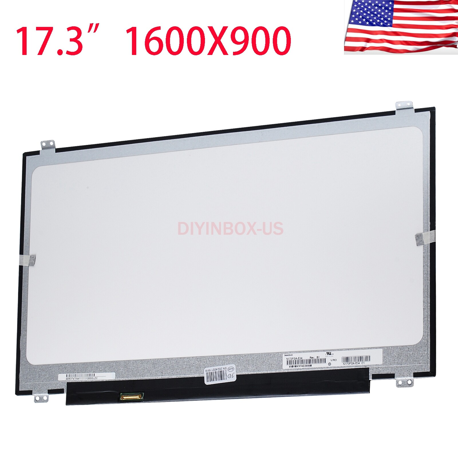 N173FGA-E34 N173FGA-E44 eDP Laptop Screen Replacement 17.3" LCD LED HD+