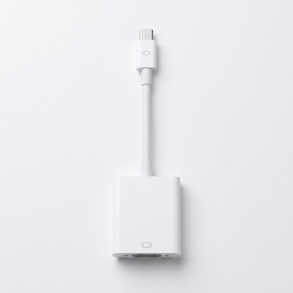 OEM Apple A1307 MacBook Pro Mini Display Port to VGA Adapter MB572Z/B GENUINE