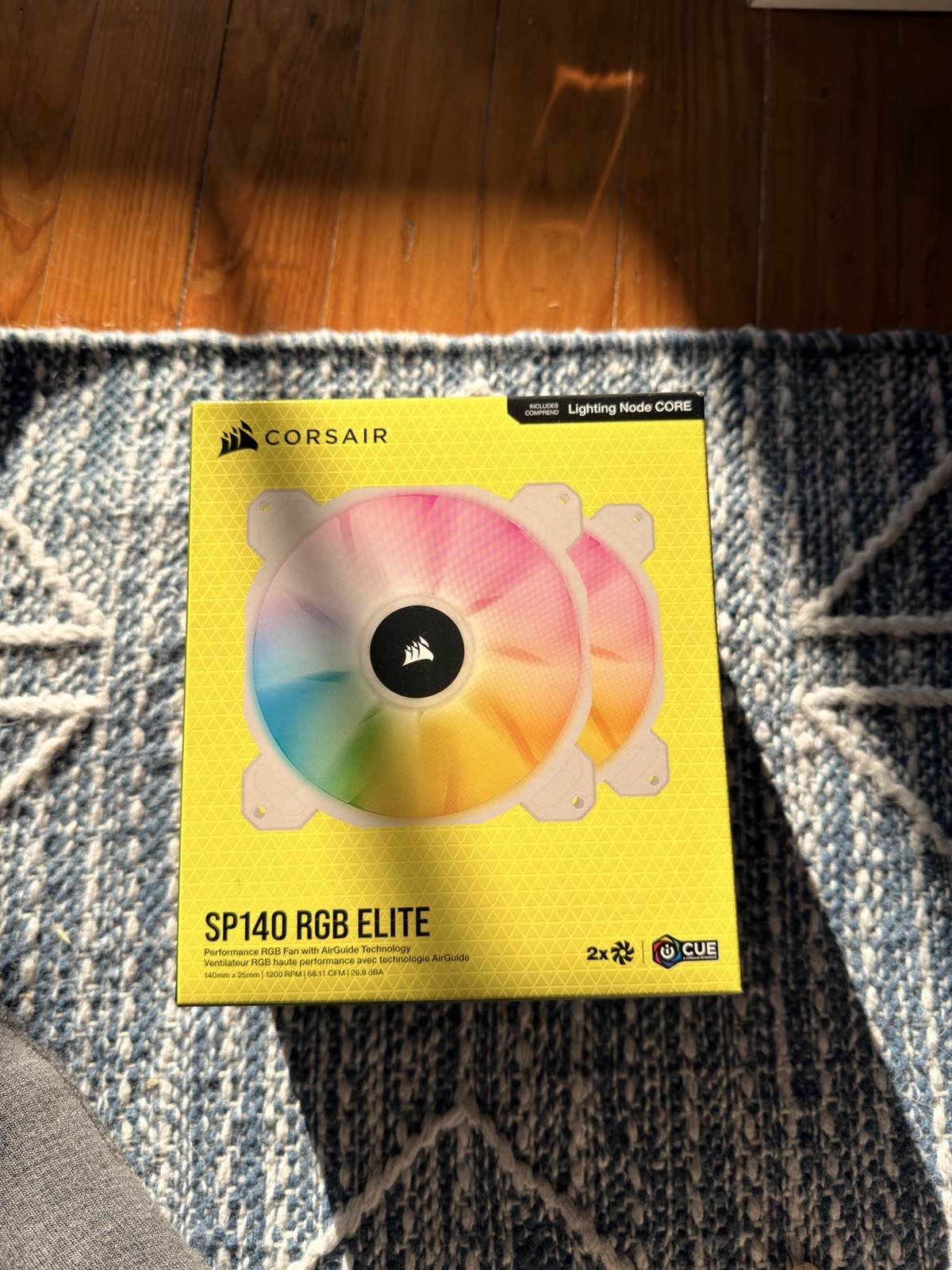 CORSAIR iCUE SP140 RGB ELITE Performance PWN 140mm Case Fan - White (2-Pack)