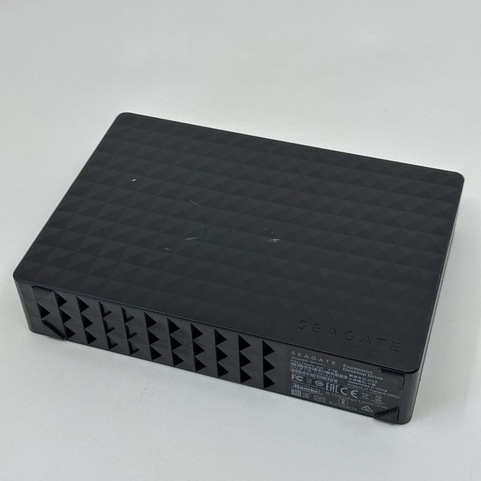 Seagate Expansion Desktop 4TB External HDD USB 3.0 SRD0NF2 Used Tested Working