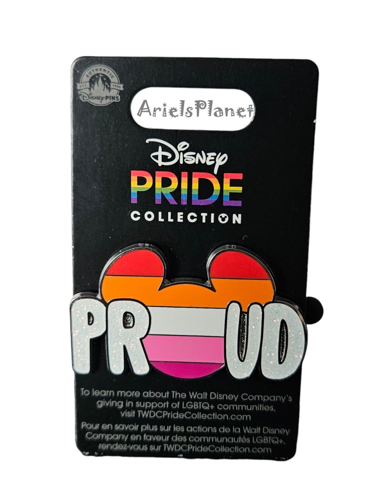 Disney Parks Pride Collection Mickey Mouse Ear Icon Pin - Multi-Colored