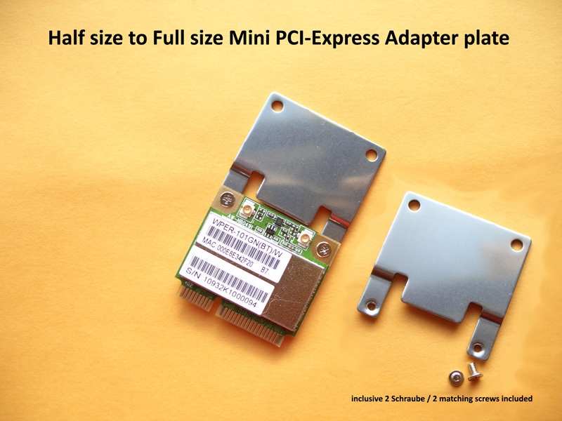 Half size to full size mini PCI-E PCI express adapter