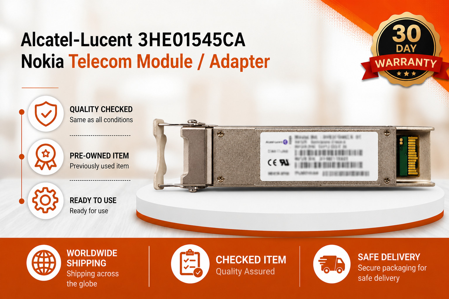 Alcatel-Lucent 3HE01545CA Nokia Telecom Module / Adapter