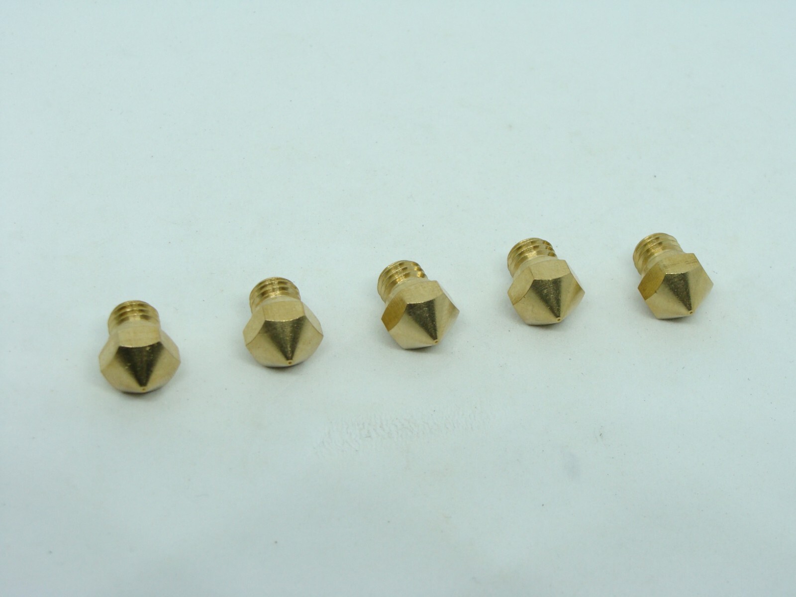 0.3mm - 5 Pcs Pack Lot MK10 Nozzle Solid Brass M7 Thread Extruder Hotend Hot End