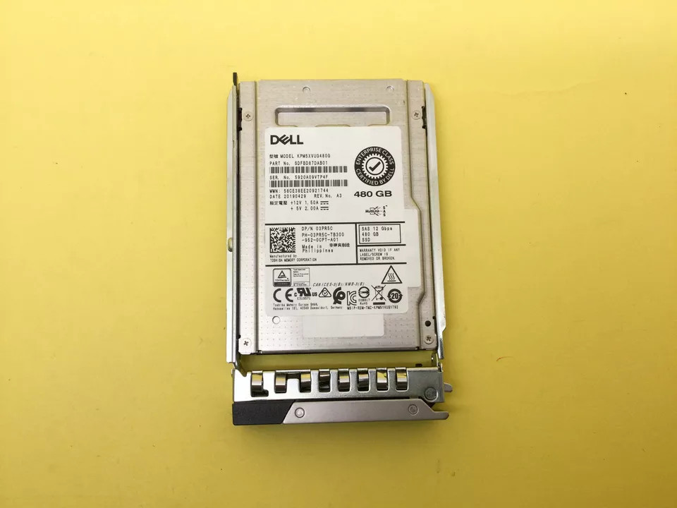 New 3PR5C 03PR5C Dell 480GB 12Gbps SAS Mix Use 2.5'' SSD 14/15/16G KIT