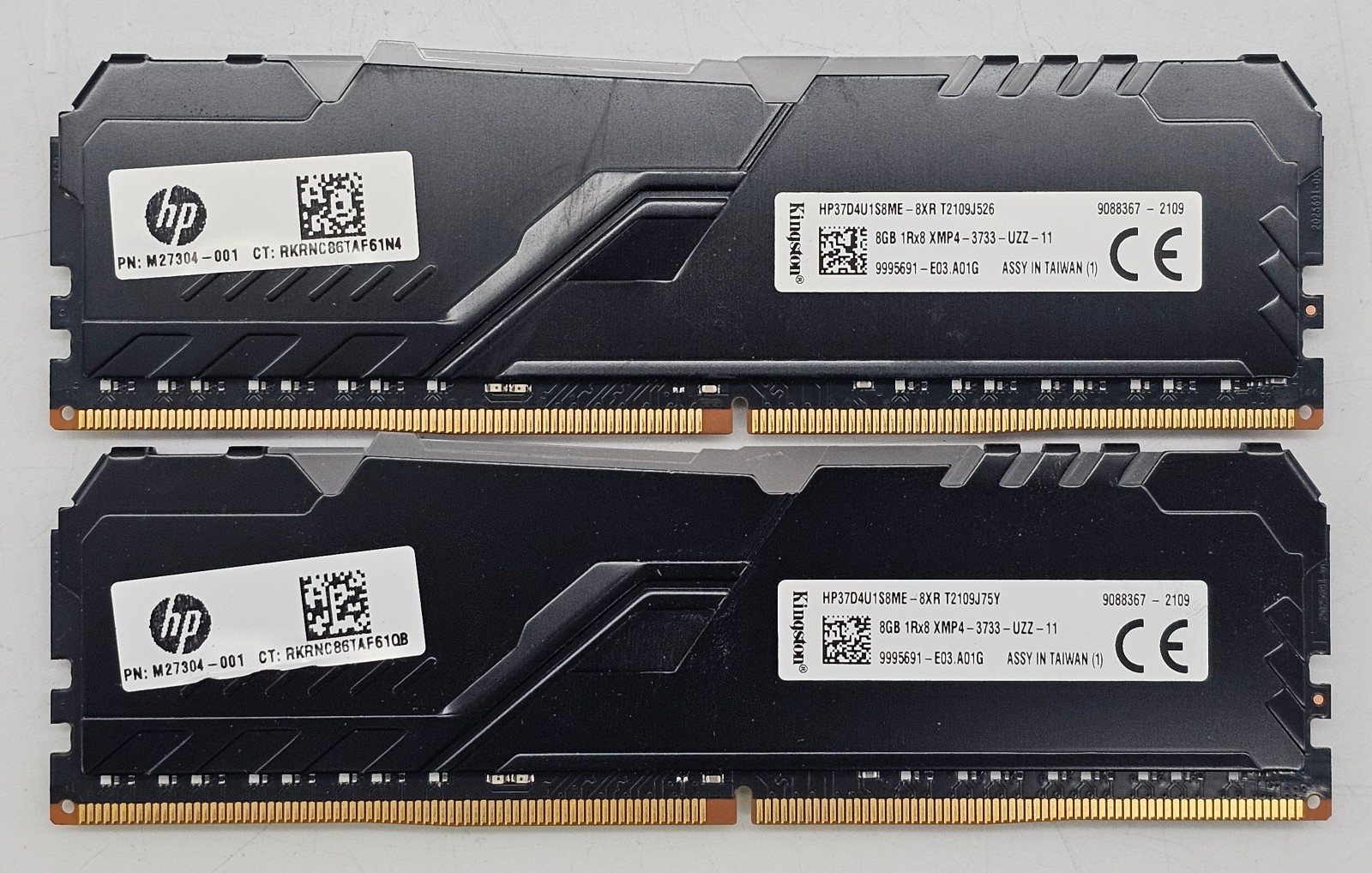 HP Kingston HyperX Fury RGB 16GB 2x8GB DDR4 DIMM RAM 3733MHz - HP37D4U1S8ME-8XR