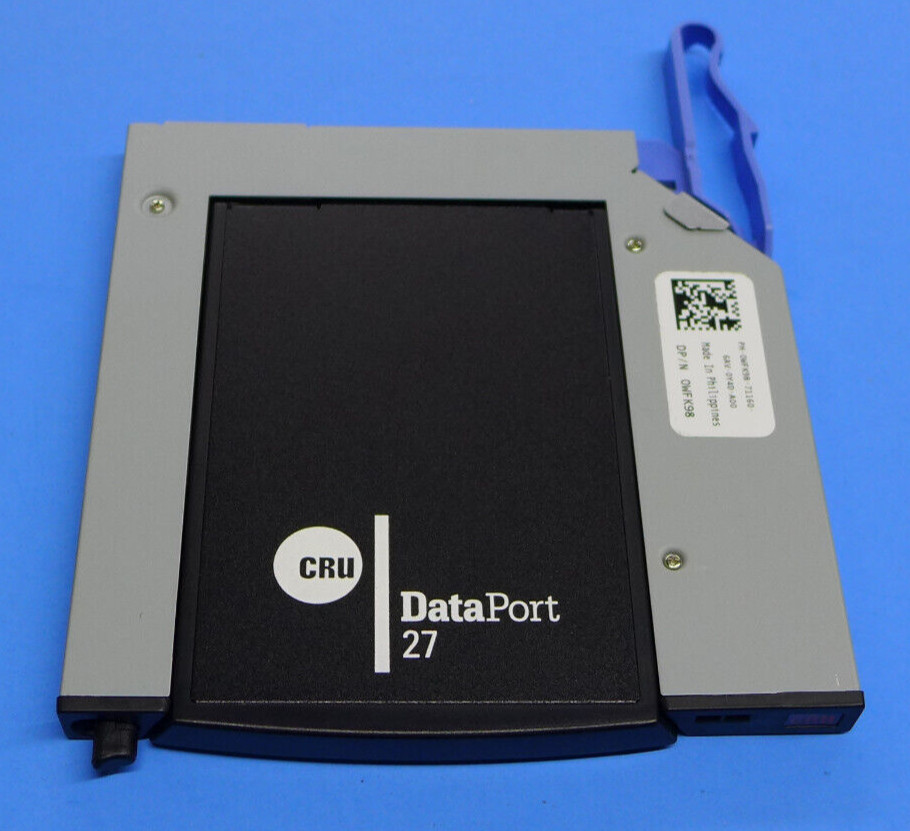 CRU DataPort DP27 Slimline Enclosure Frame w/500 GB Drive C7F2G Dell WKF98